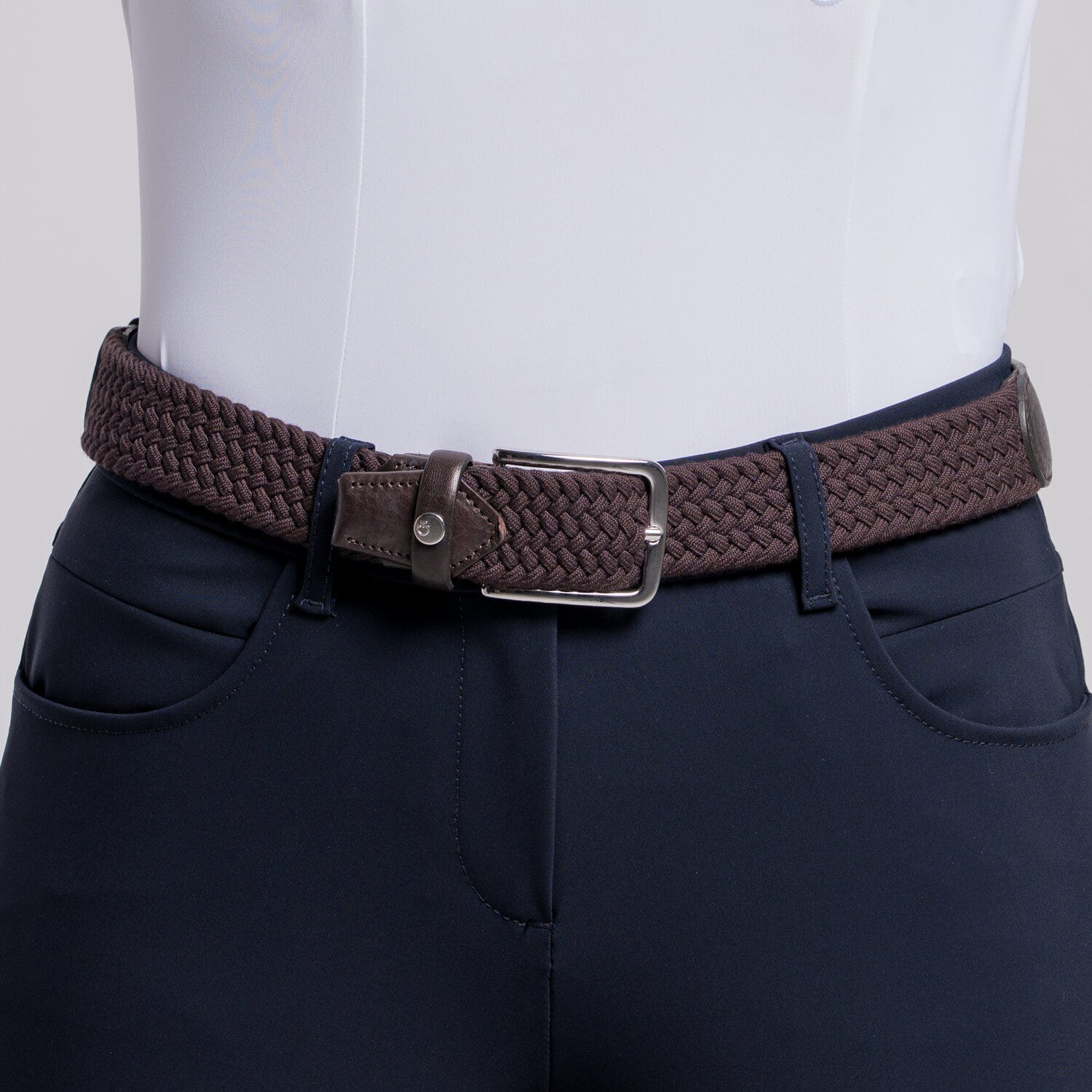 Women’s elastic leather belt