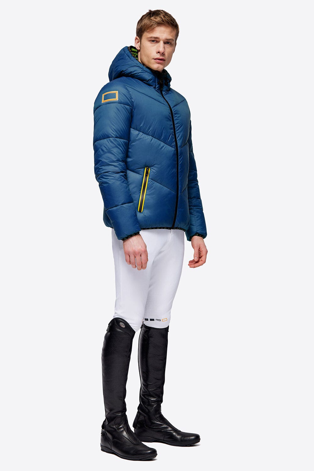 Men’s quilted nylon puffer jacket