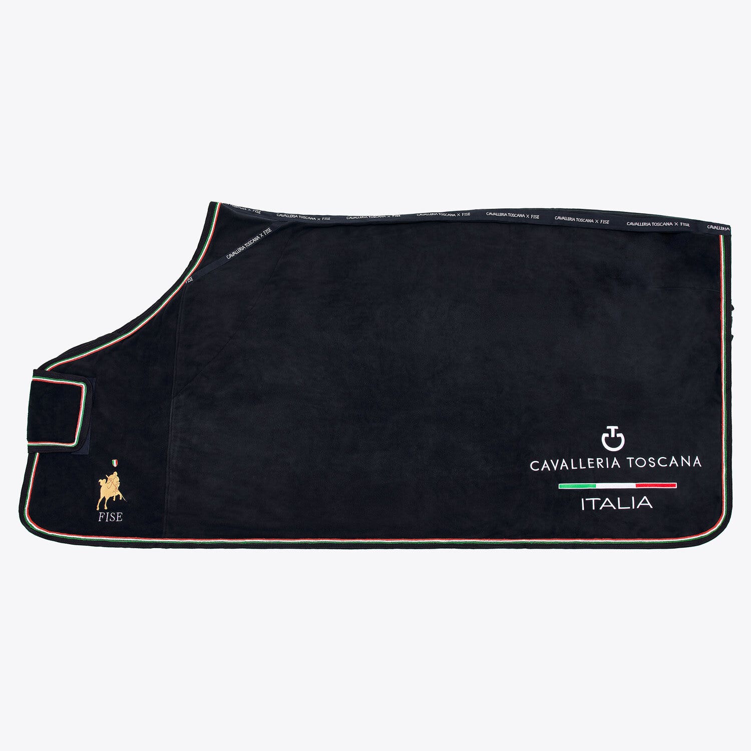 Cavalleria Toscana FISE fleece rug NAVY-1
