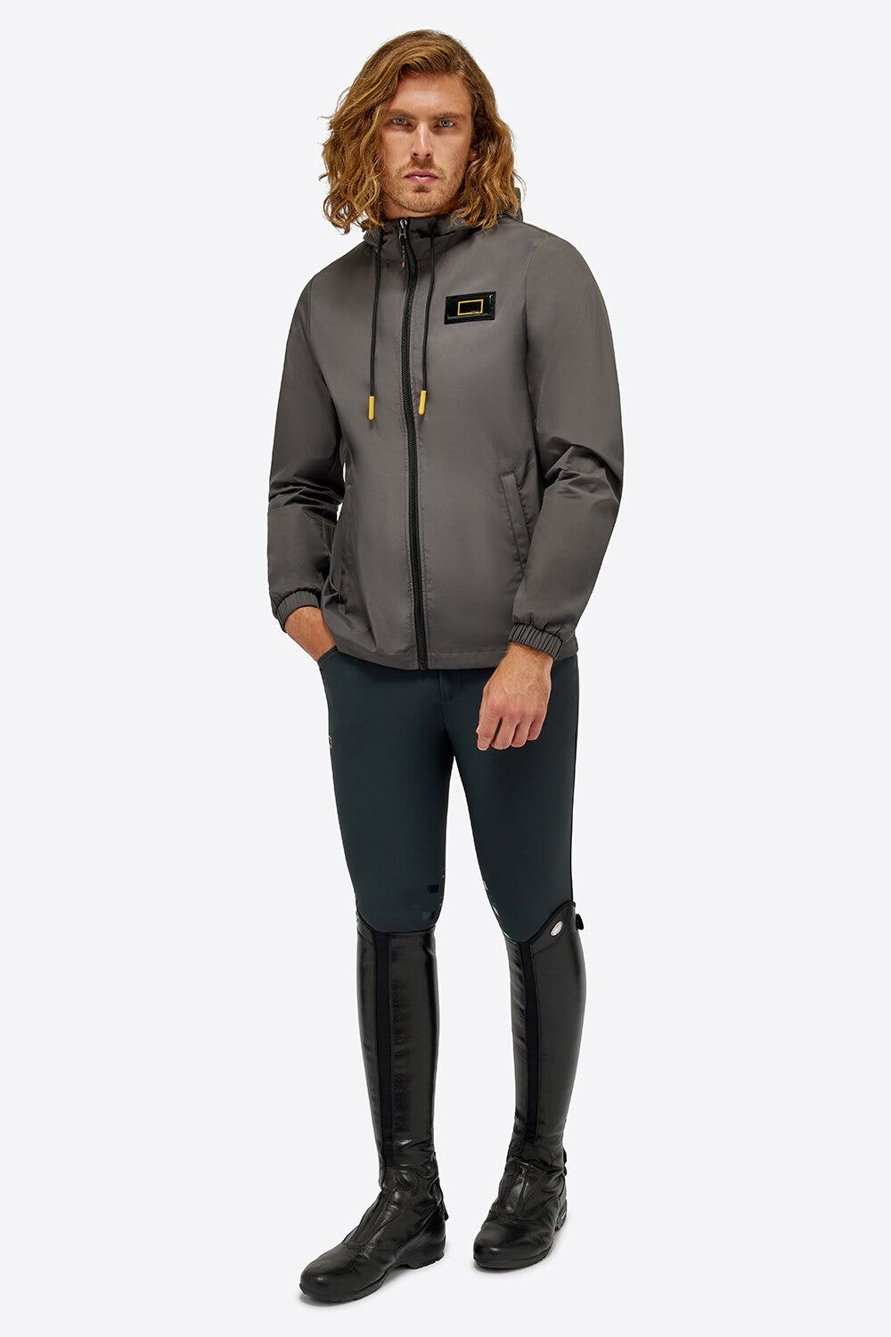 Rider's Gene Rider's Gene unisex waterproof jacket GRIGIO SCURO-5