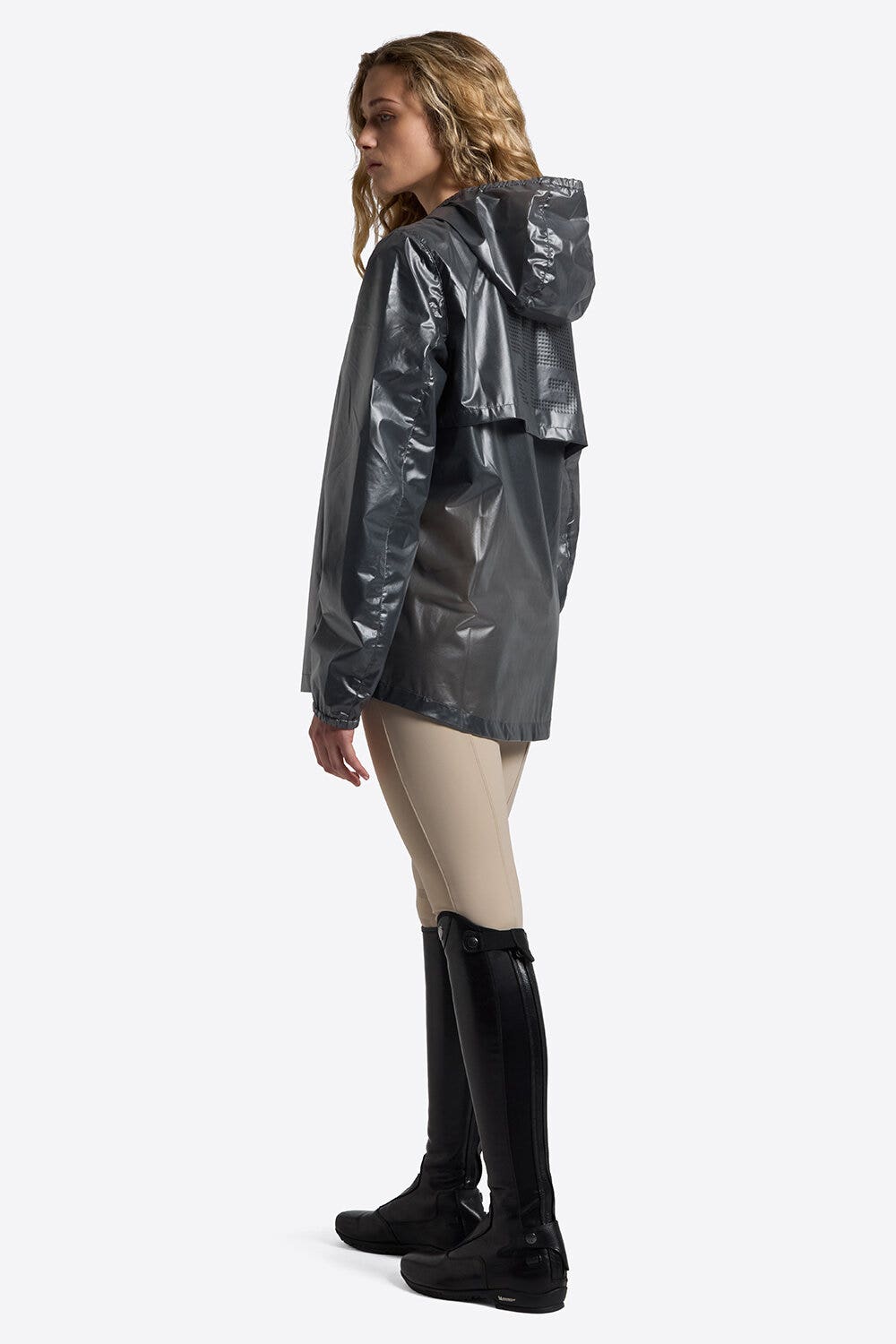 Rider's Gene Rider's Gene unisex waterproof jacket Graphite Grey-2