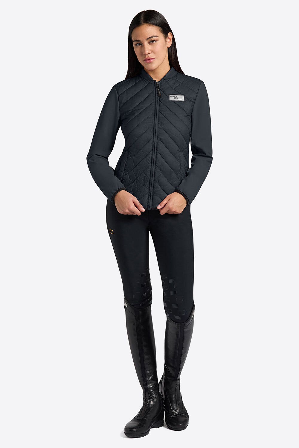 Rider's Gene Rider’s Gene Lightweight Women’s Puffer Jacket NAVY-1