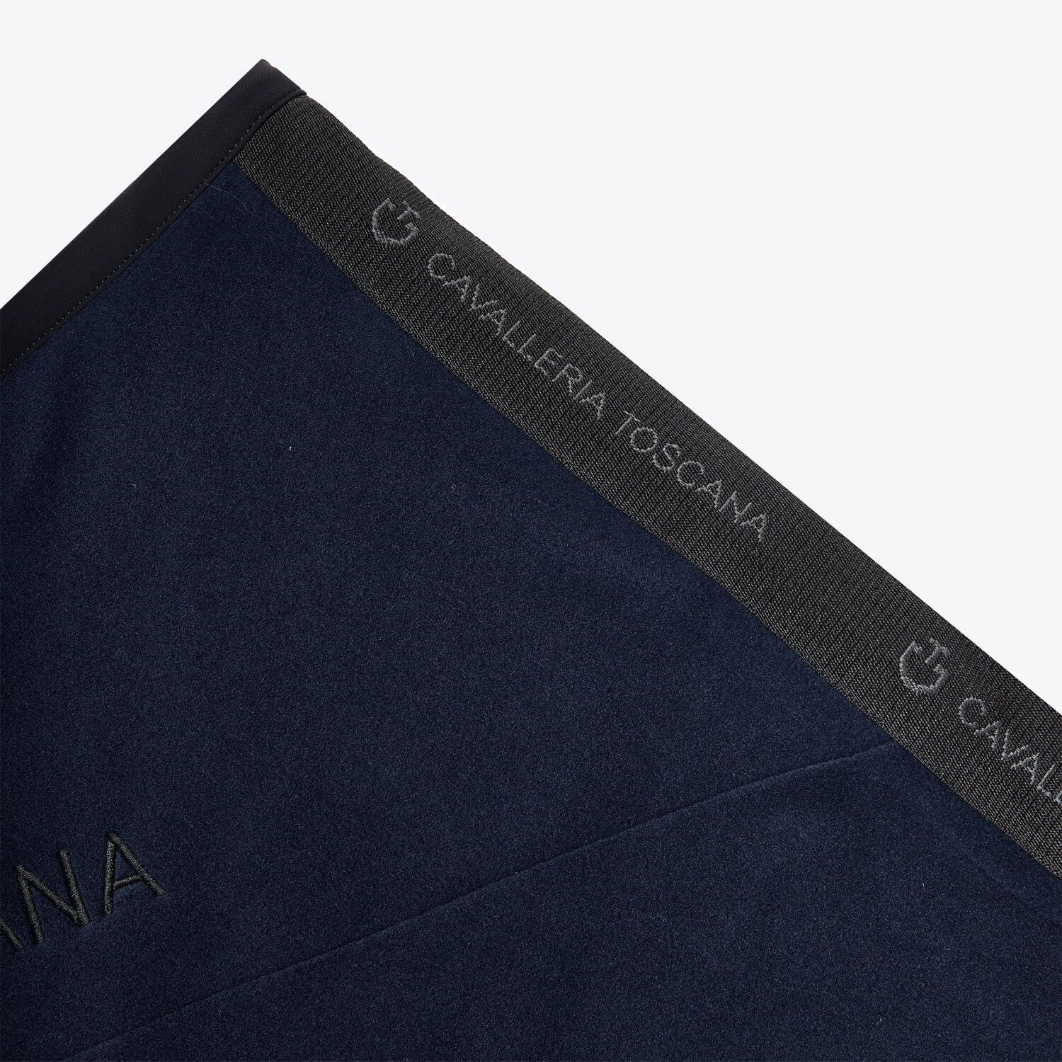 Cavalleria Toscana CT Logo Rug OCEAN BLUE-3