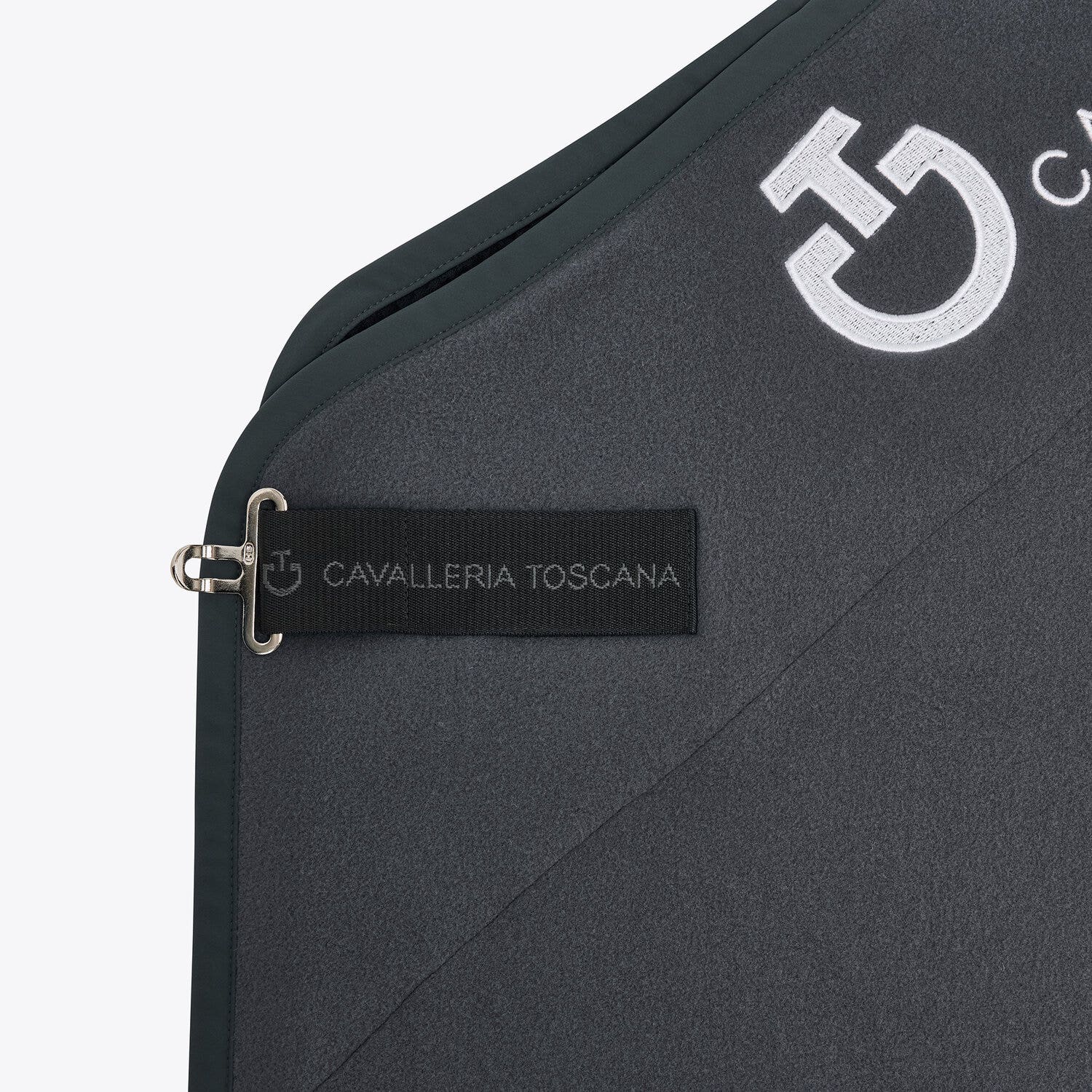 Cavalleria Toscana CT Logo Rug ANTHRACITE GREY-2