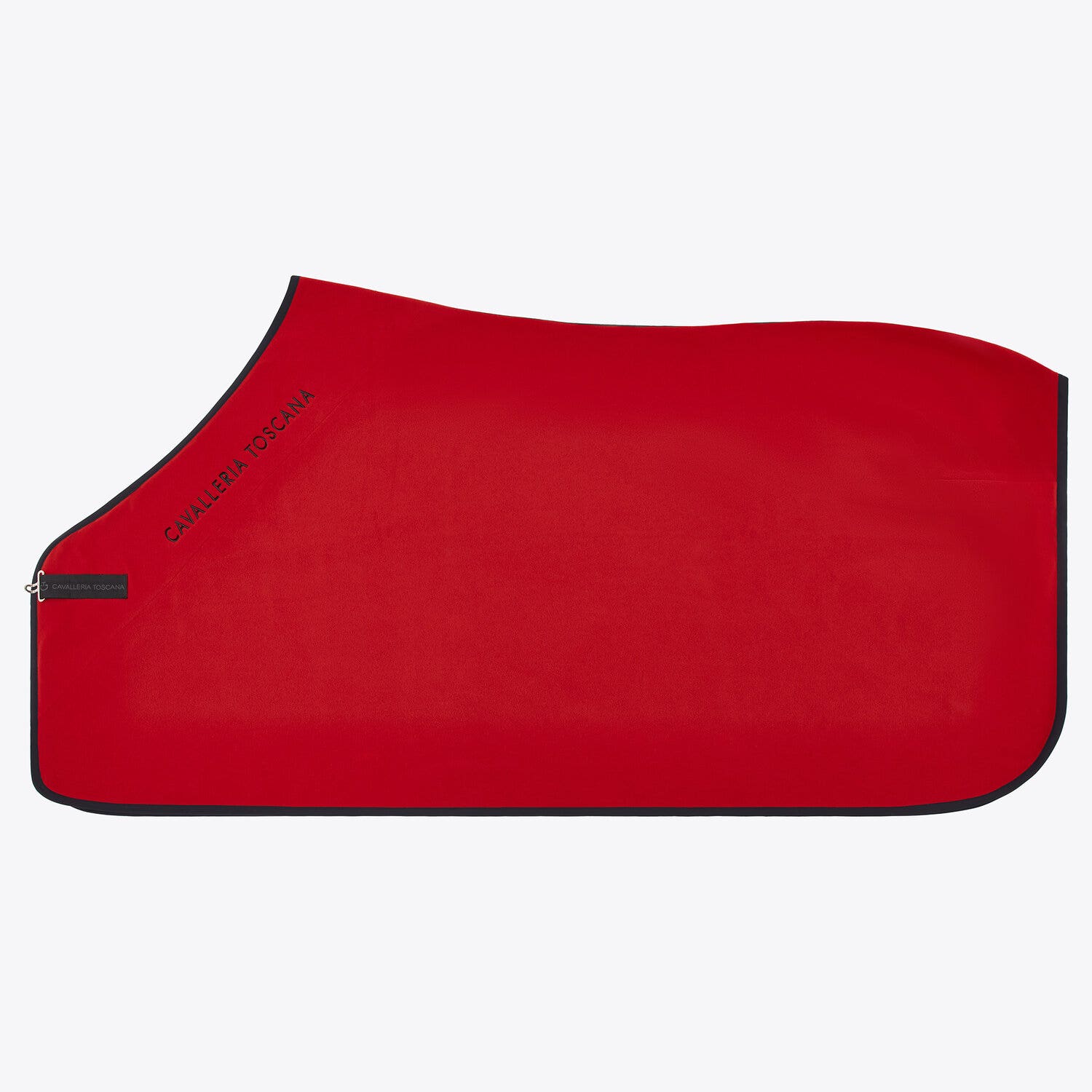 Cavalleria Toscana CT Logo Fleece Rug RED/BLACK-1