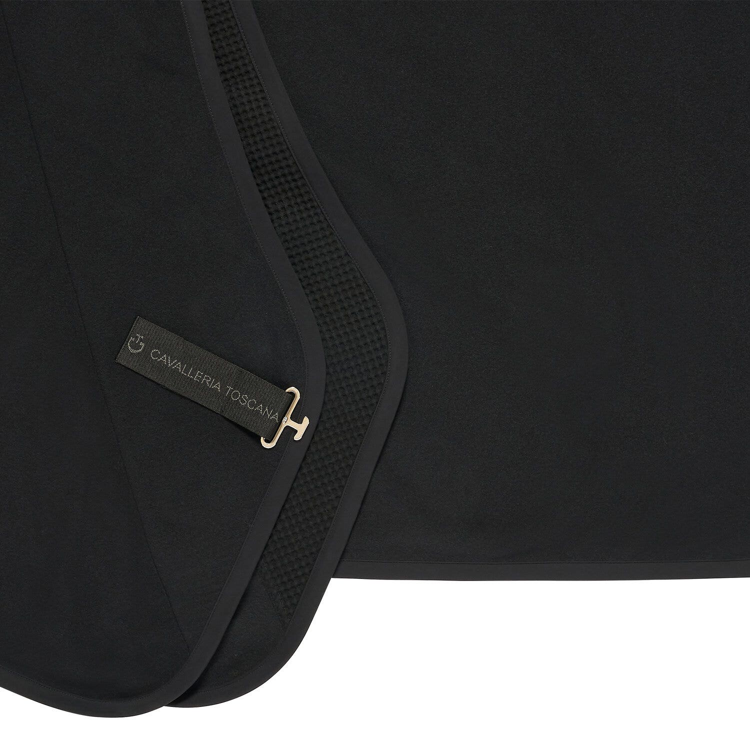 Cavalleria Toscana CT Logo Fleece Rug BLACK-2