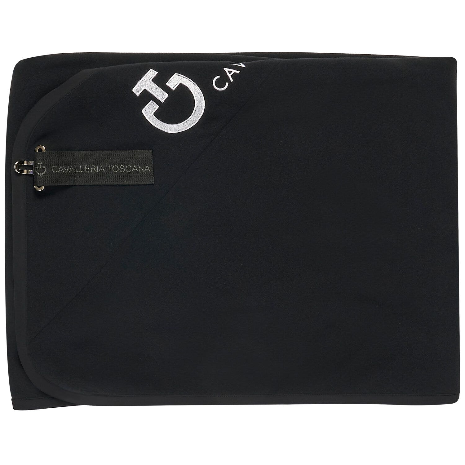 Cavalleria Toscana CT Logo Fleece Rug BLACK-3