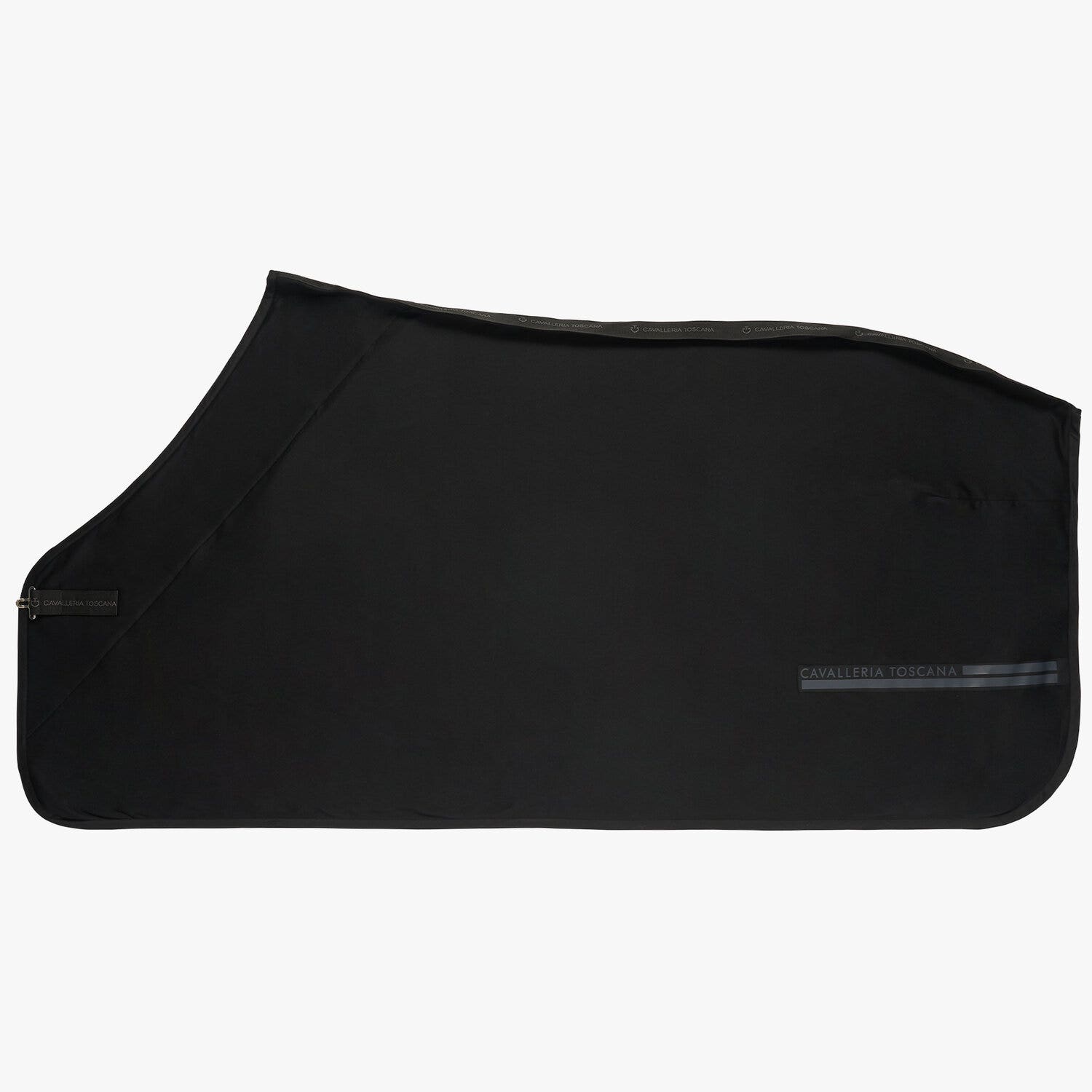 Cavalleria Toscana Lightweight fleece rug BLACK/BEIGE-1