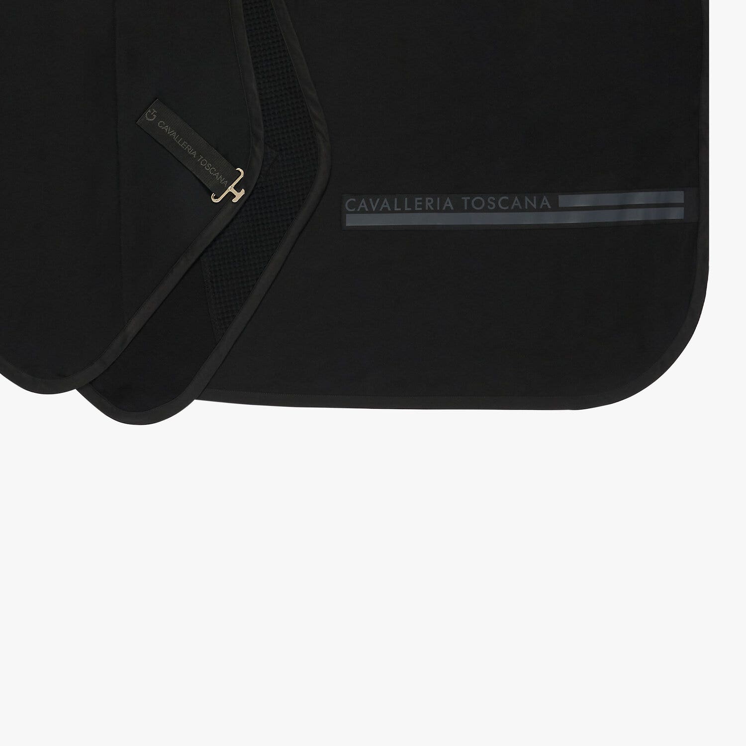 Cavalleria Toscana Lightweight fleece rug BLACK/BEIGE-2