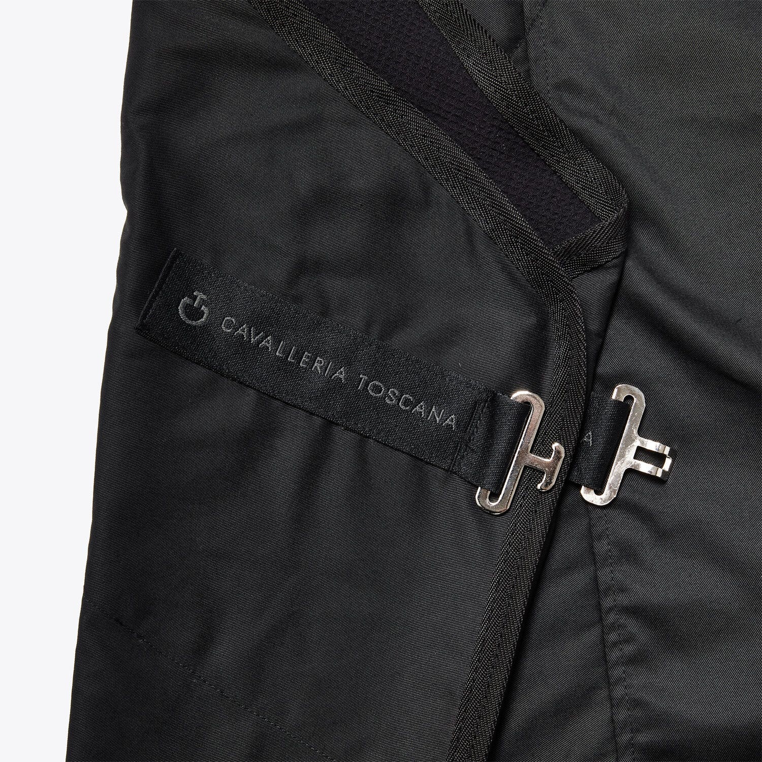 Cavalleria Toscana Cavalleria Toscana Cotton Horse Rug BLACK-3