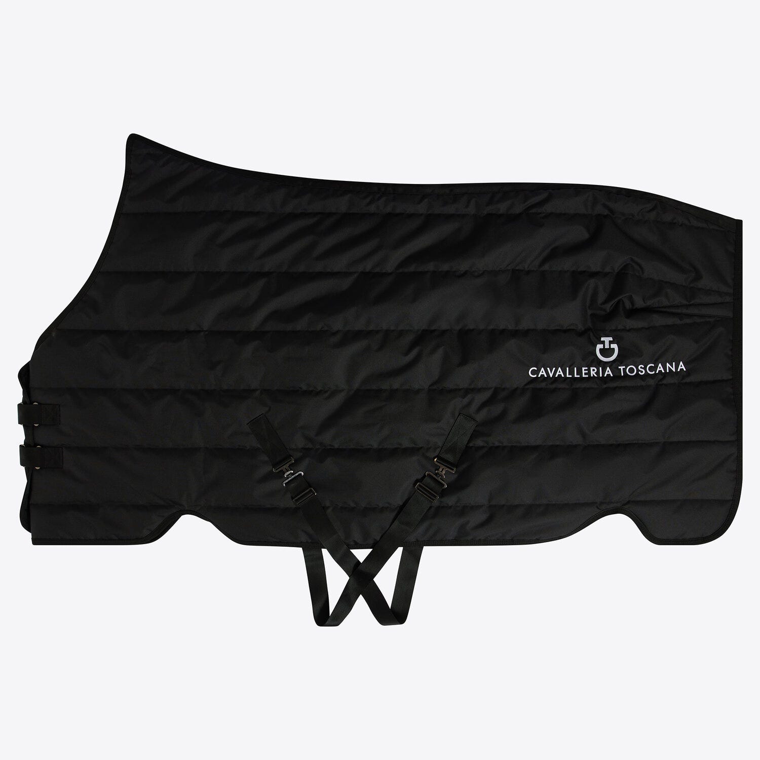 Stable horse blanket with high collar