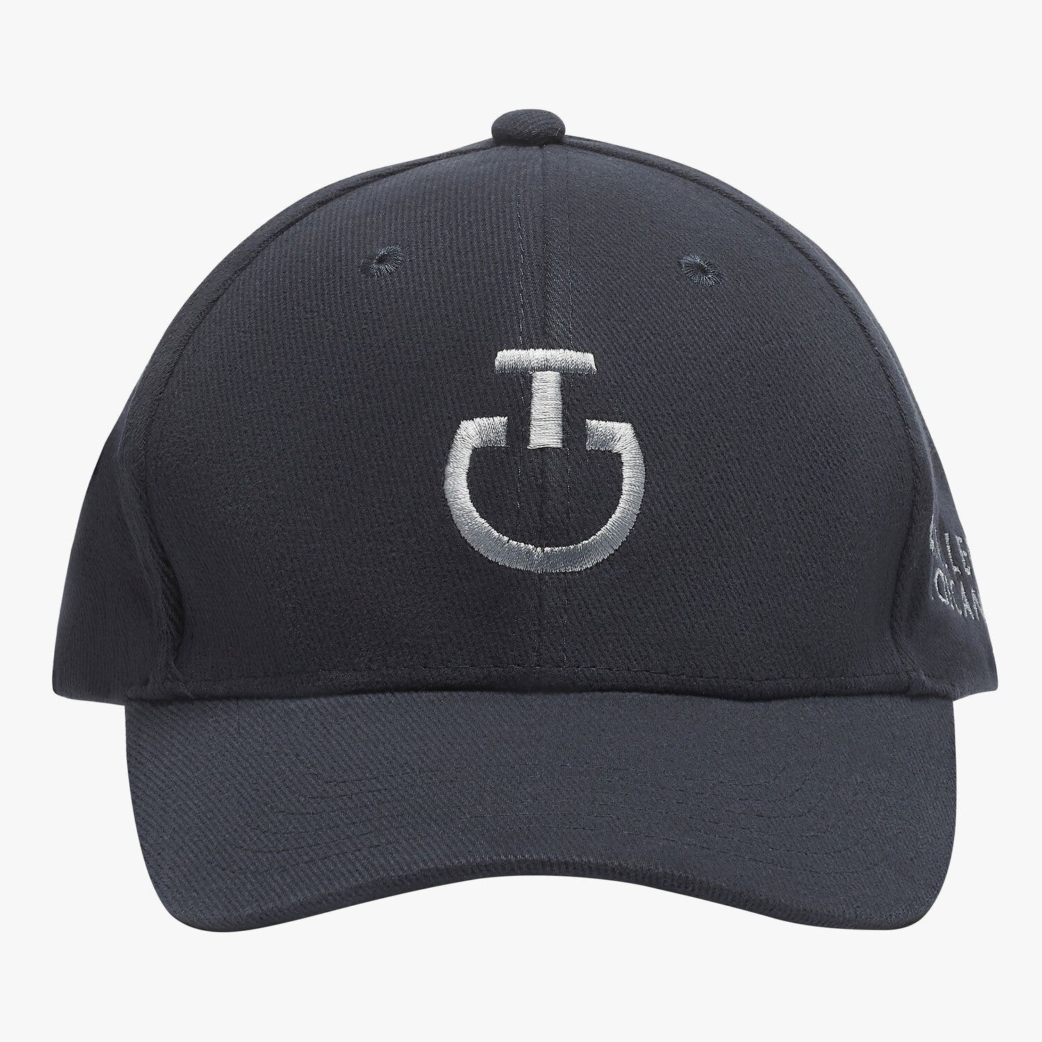 Cavalleria Toscana Contrasting logo and brim cap NAVY/LIGHT GREY-1