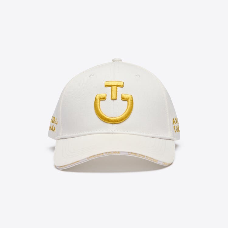 Cavalleria Toscana Cotton baseball cap with an embroidered logo