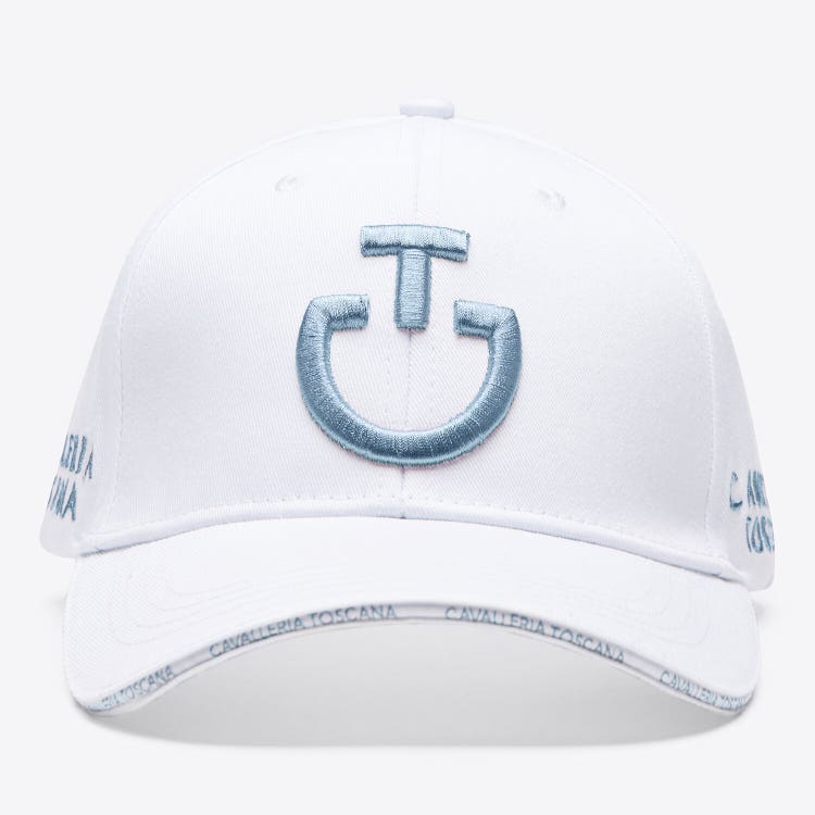 Cavalleria Toscana Cotton baseball cap with an embroidered logo