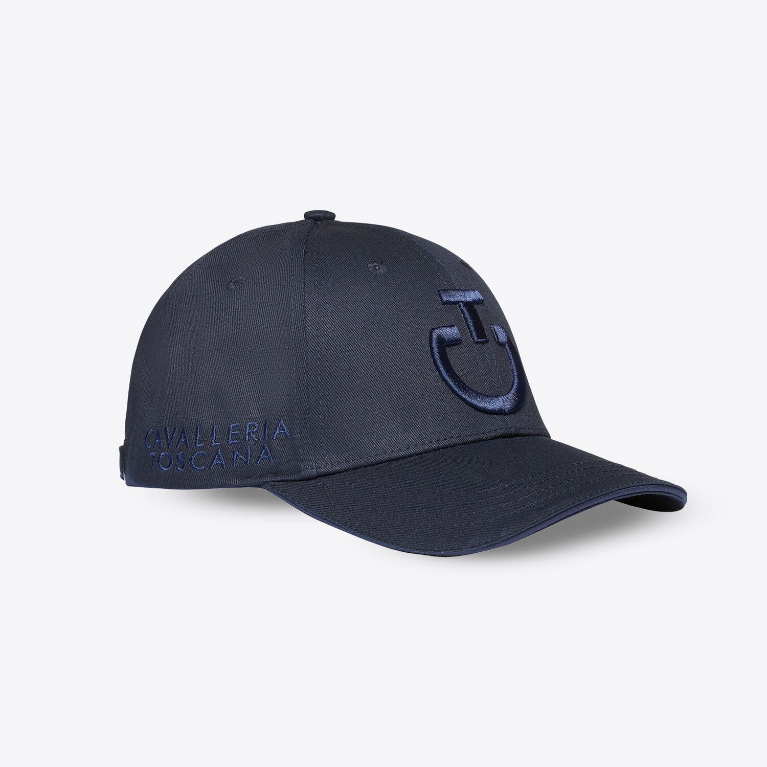 Cavalleria Toscana Logo cotton cap NAVY-2