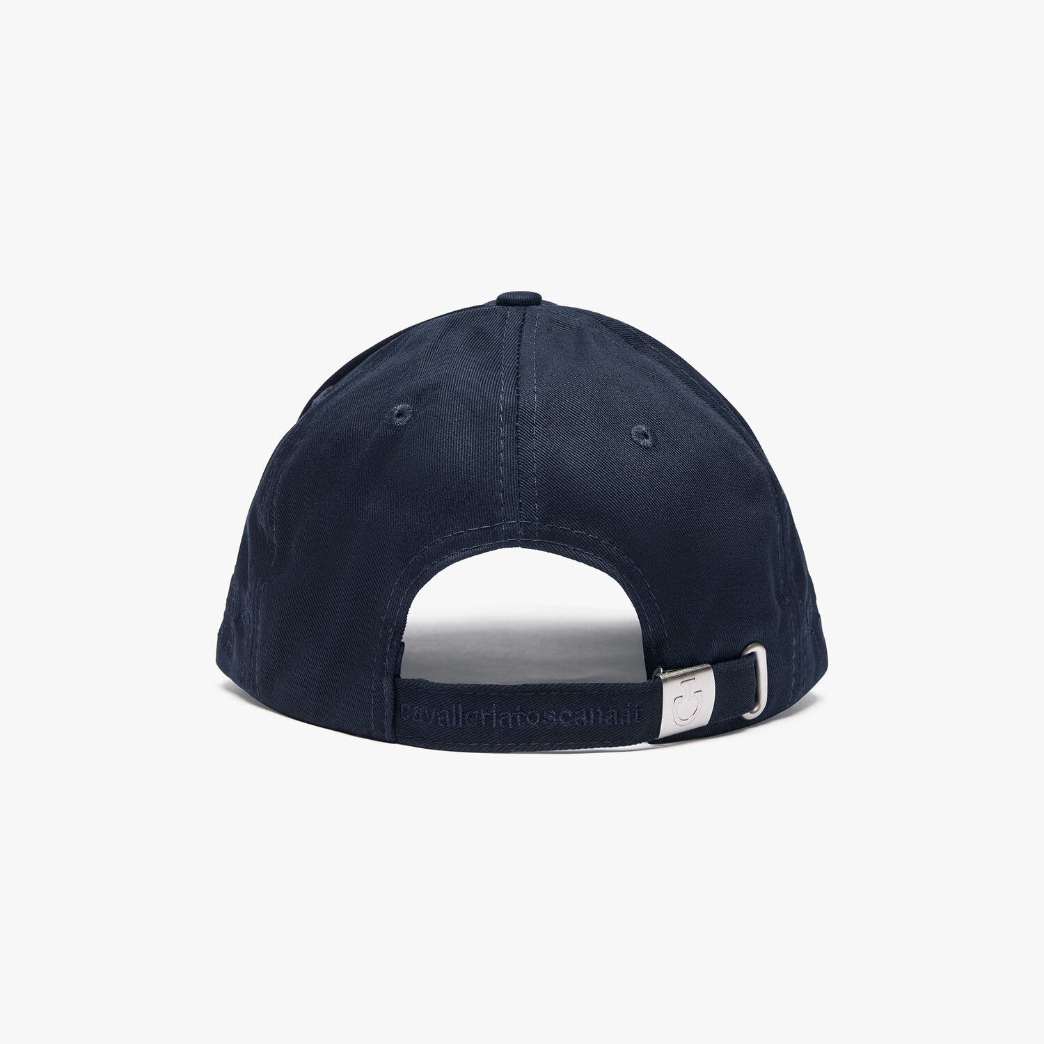 Cavalleria Toscana Cappellino in cotone con logo NAVY-3