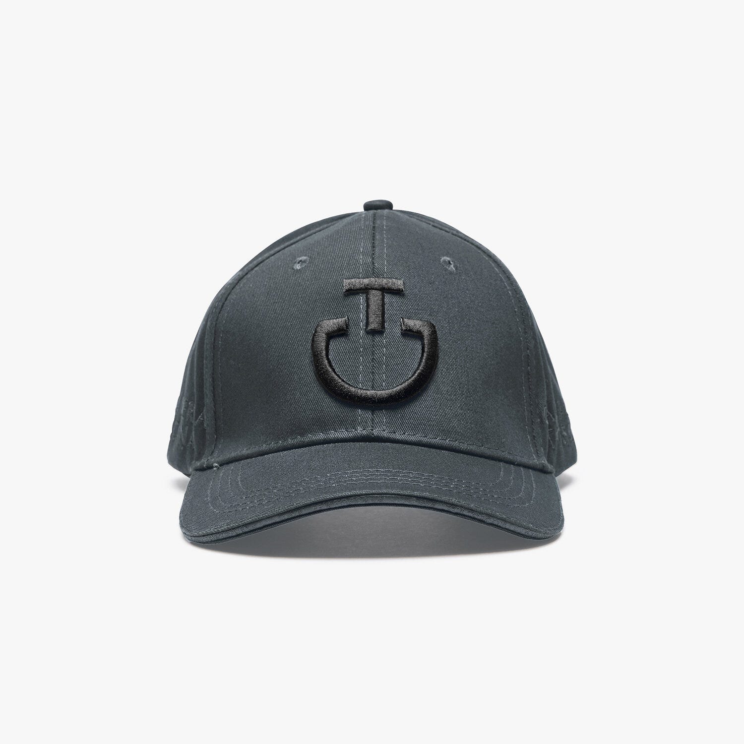 Cotton cap with embroidered logo