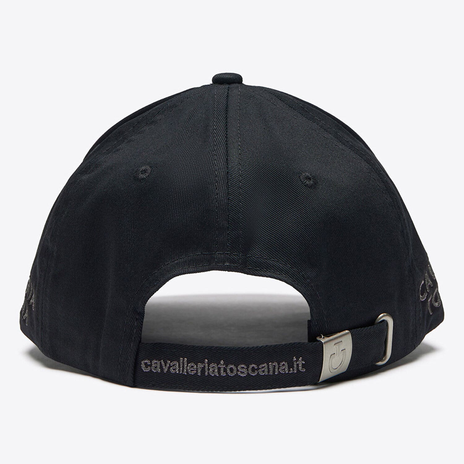 Cavalleria Toscana Cavalleria Toscana Cotton baseball cap with an embroidered logo BLACK / GREY-3