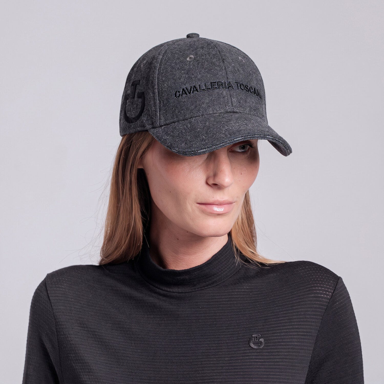 Cavalleria Toscana CT Wool Baseball Cap CHARCOAL GREY-1