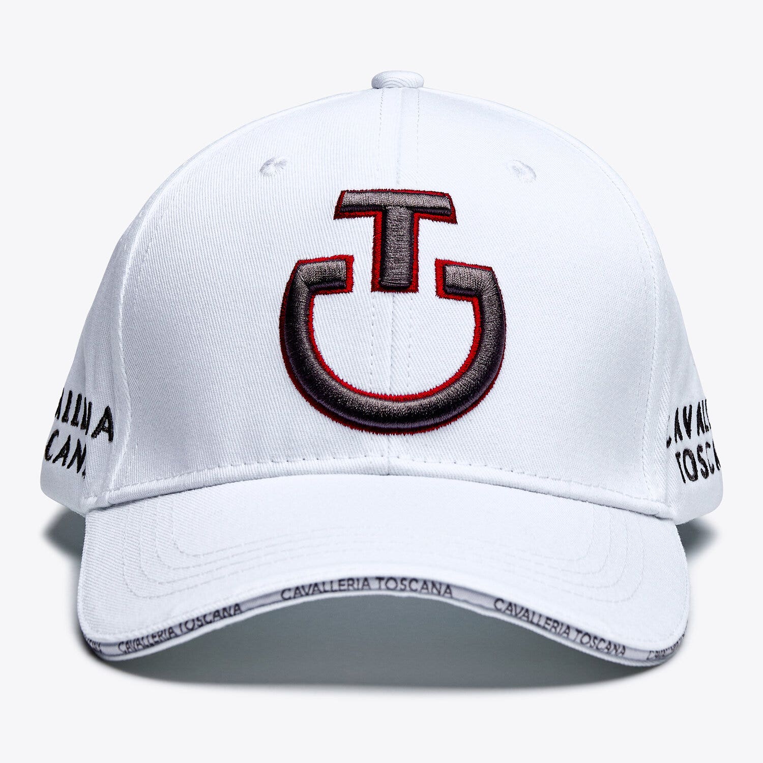 Cavalleria Toscana CT Embroidered Baseball Cap WHITE-1