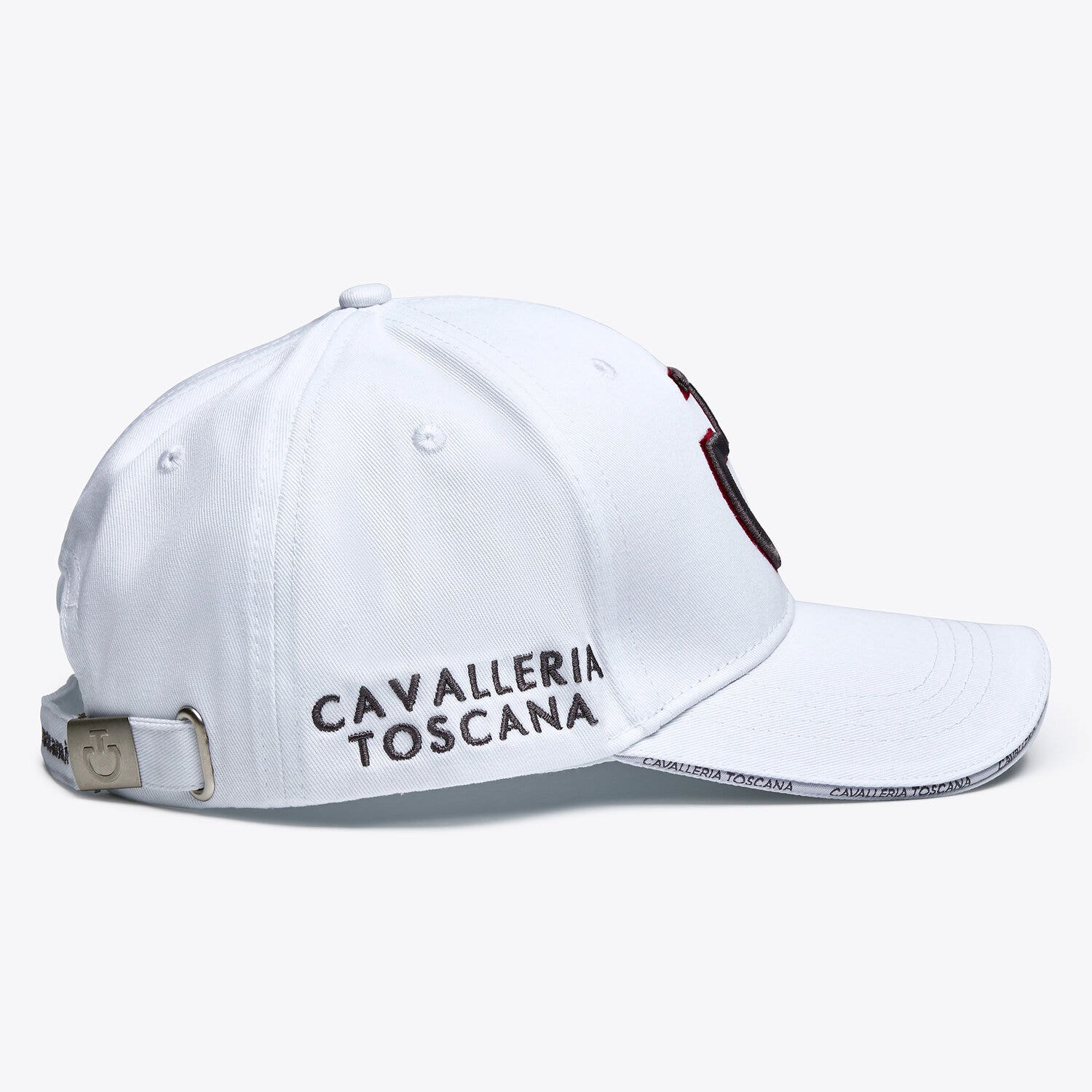 Cavalleria Toscana CT Embroidered Baseball Cap WHITE-2