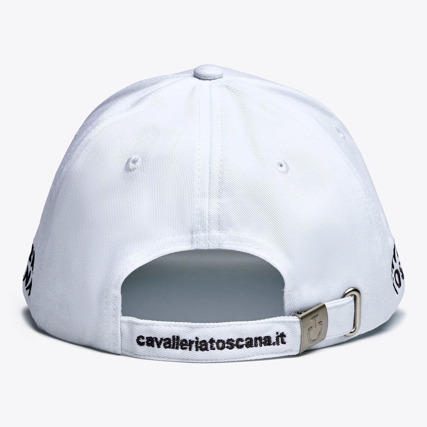 Cavalleria Toscana CT Embroidered Baseball Cap WHITE-3