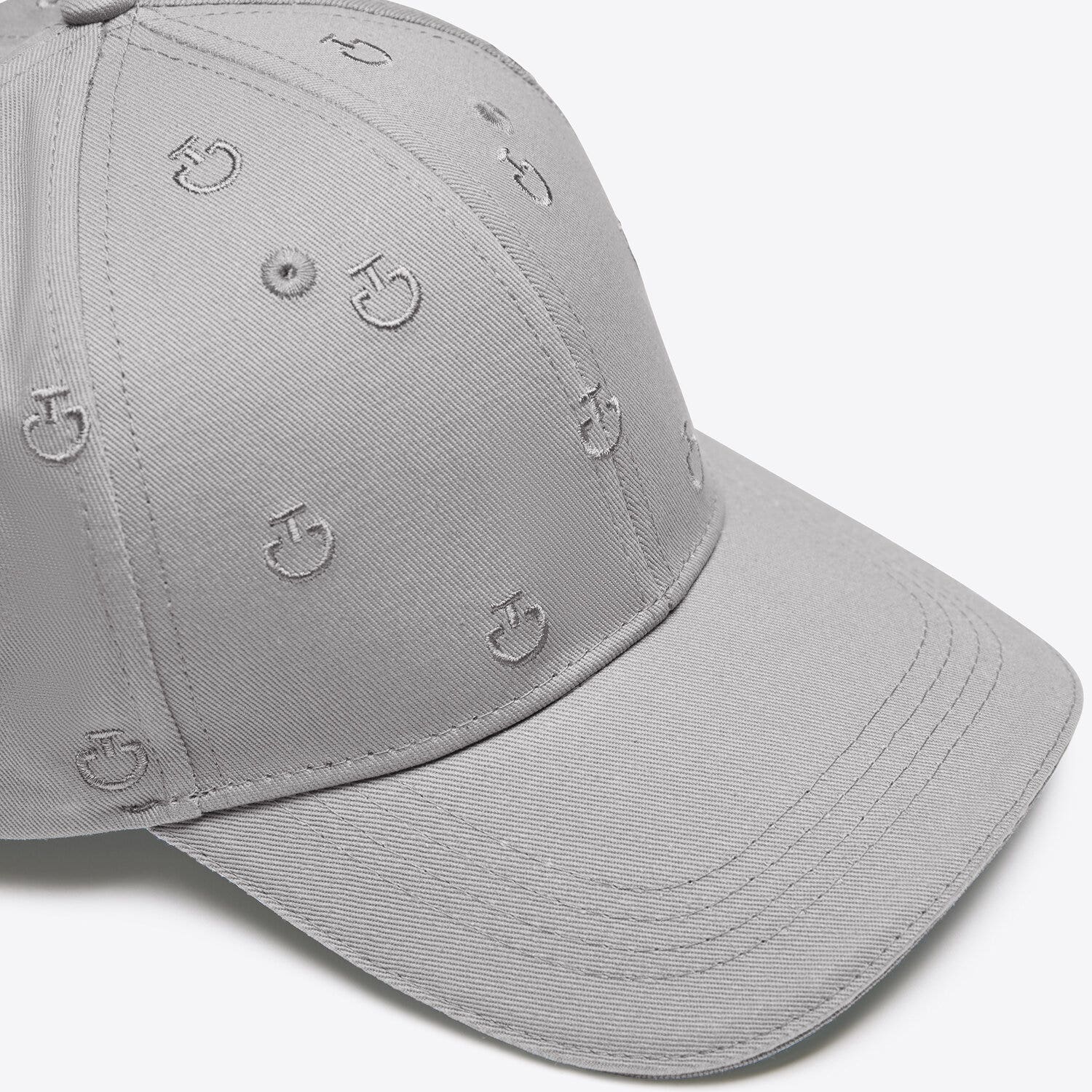 Cavalleria Toscana Cavalleria Toscana Cap with Logo LIGHT GREY-4