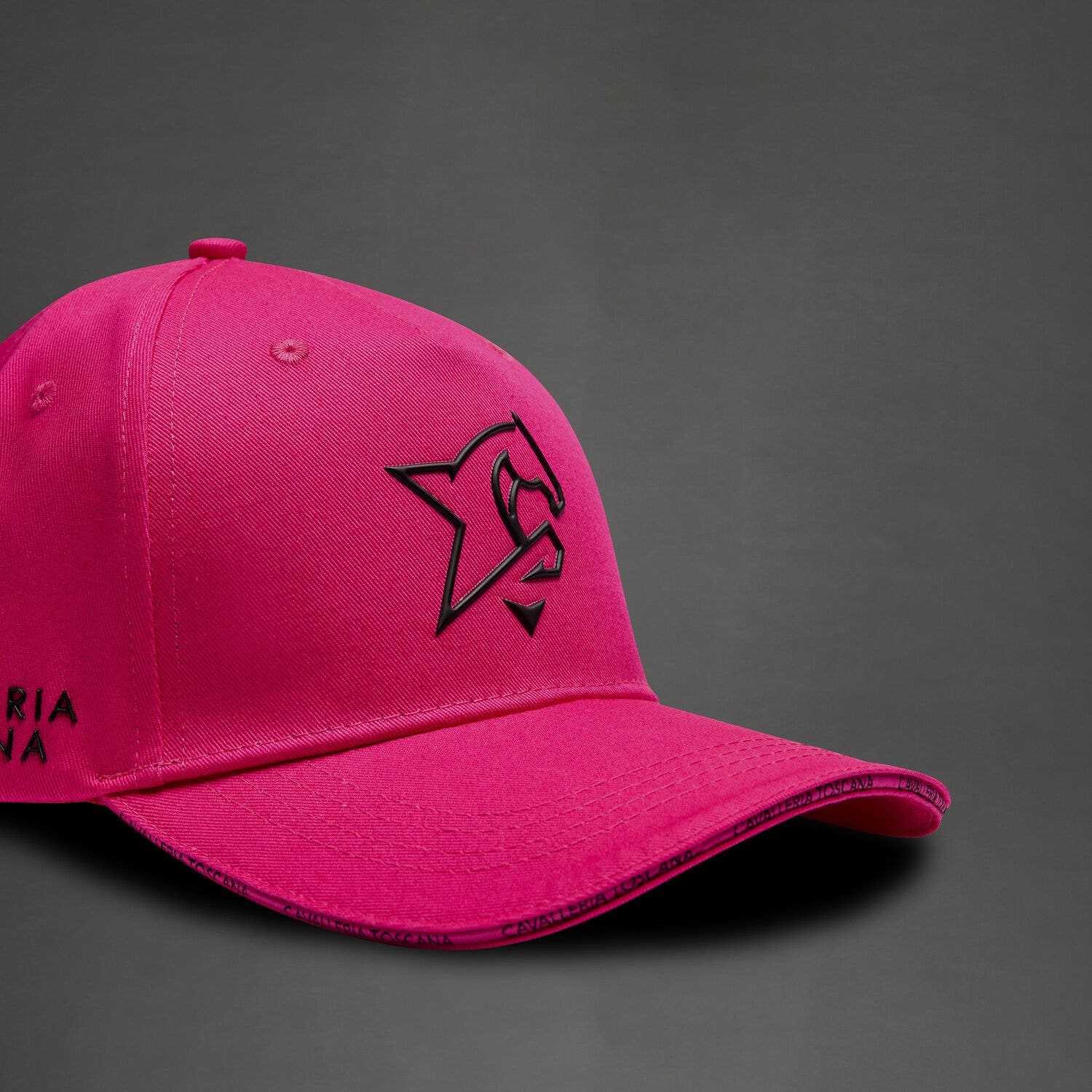 Cavalleria Toscana Women's baseball cap CT x Iron Dames PINK/BLACK-4