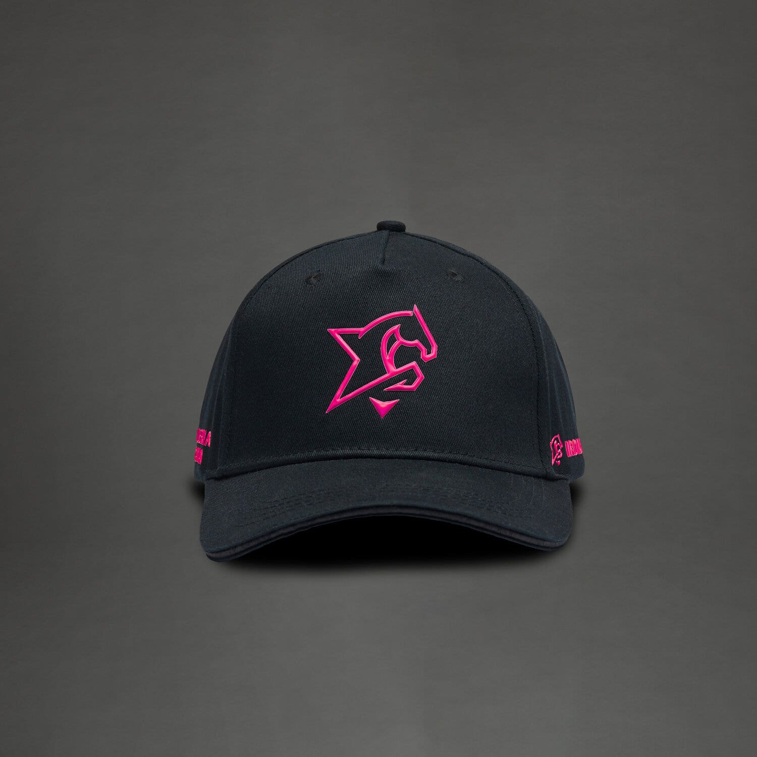 Cavalleria Toscana Women's baseball cap CT x Iron Dames BLACK / PINK-1