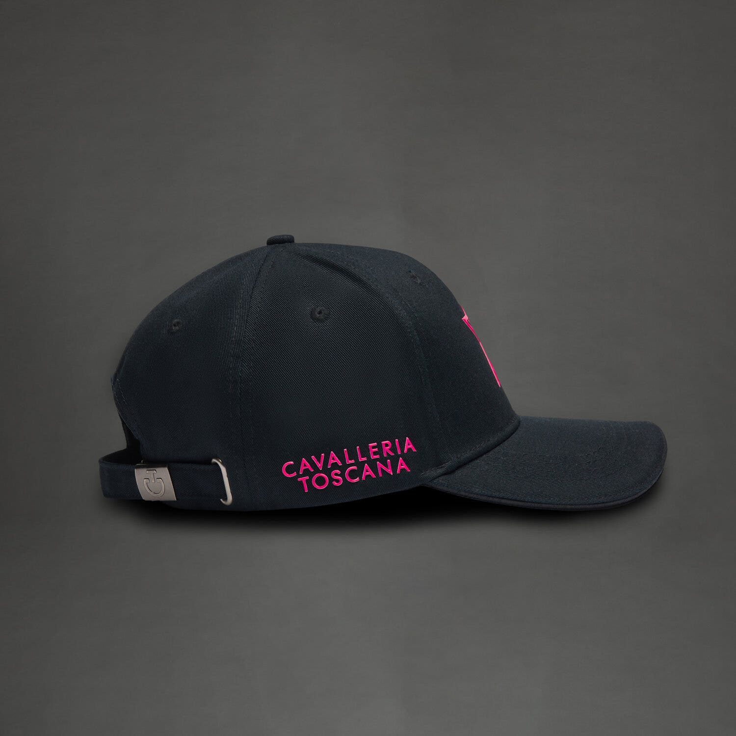 Cavalleria Toscana Women's baseball cap CT x Iron Dames BLACK / PINK-2