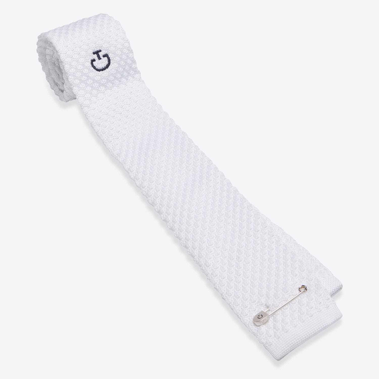 Cavalleria Toscana Tricot tie with logo