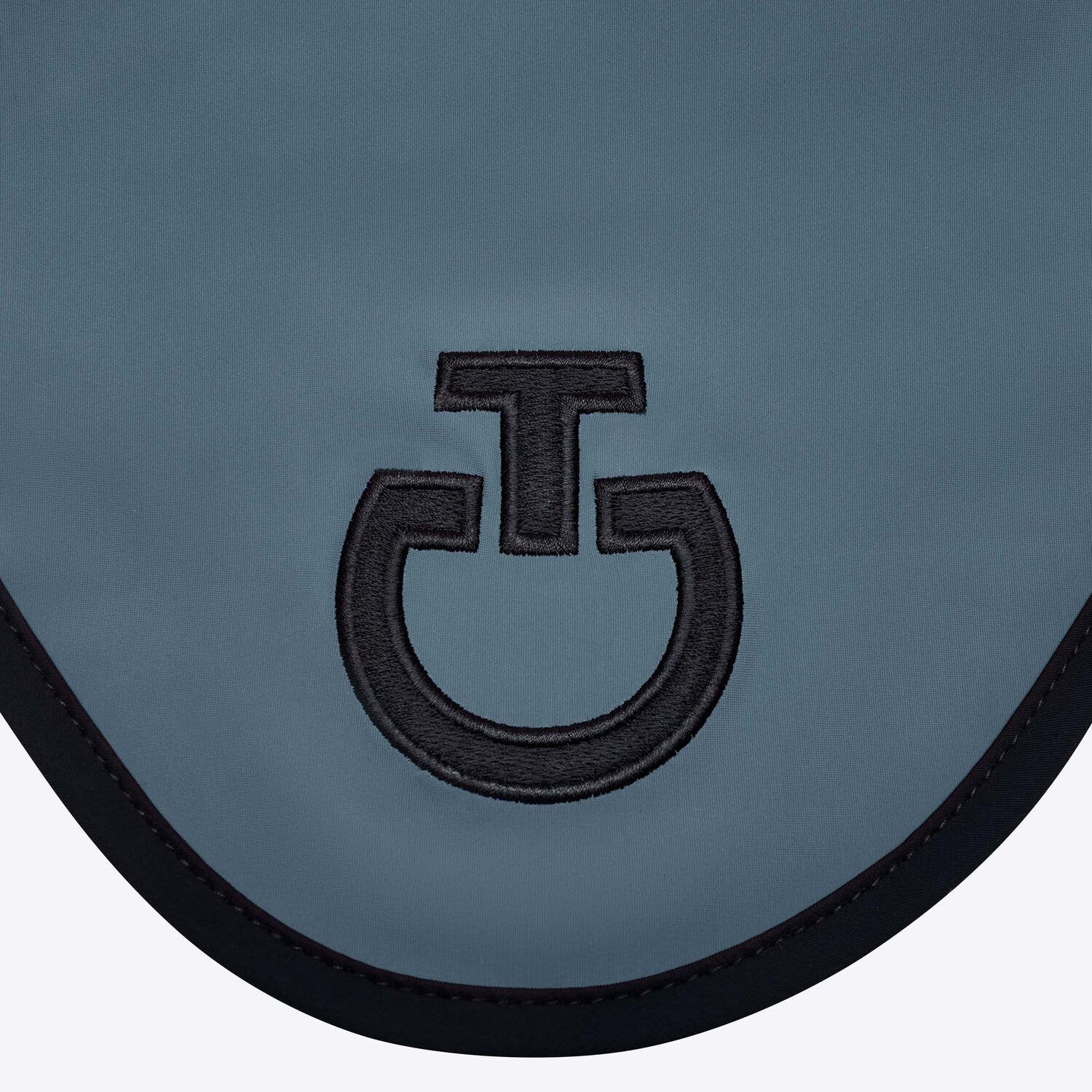 Cavalleria Toscana Cuffia cavallo in jersey leggero PETROLEUM / BLACK-2