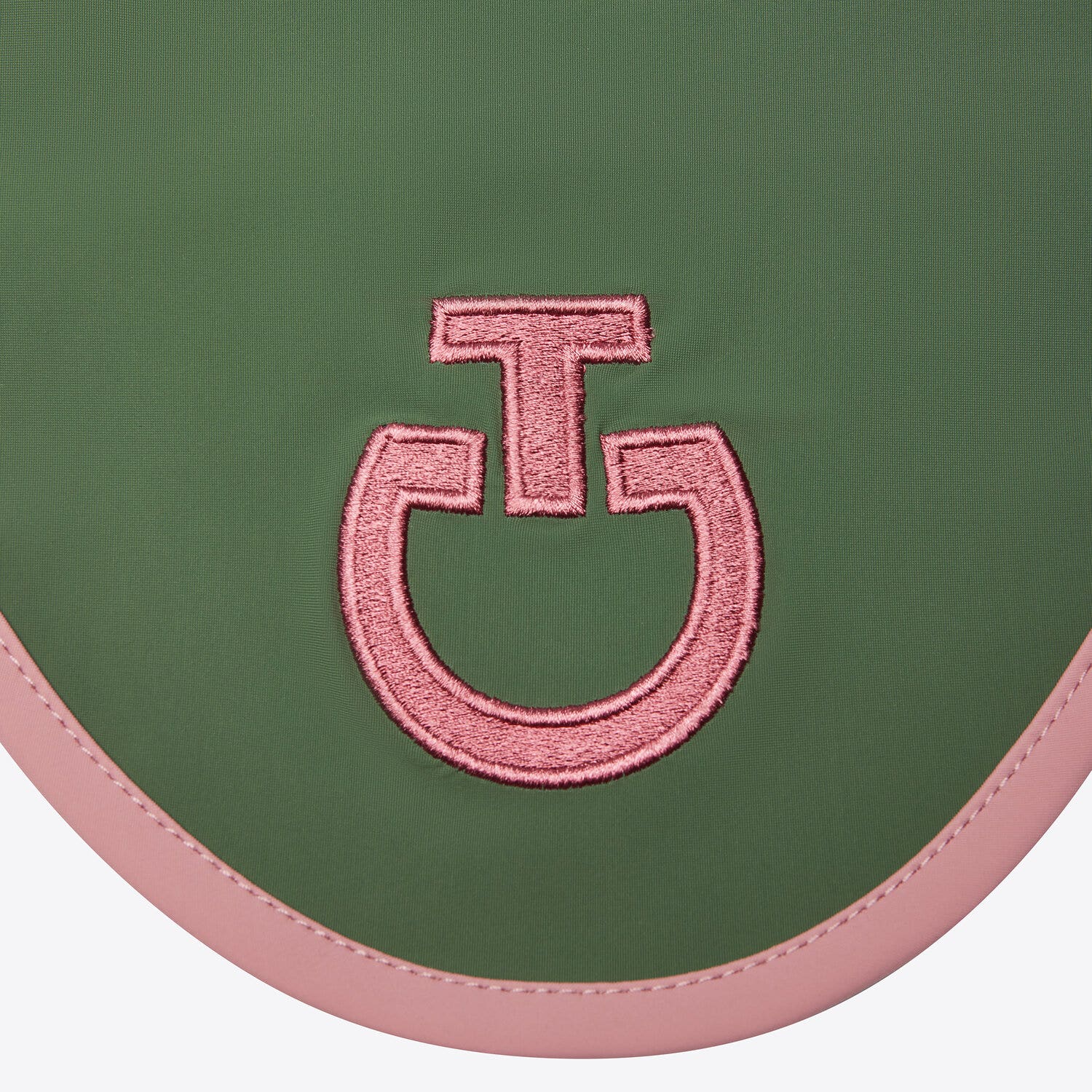 Cavalleria Toscana Cavalleria Toscana Lightweight Jersey Horse Earnet GREEN/PINK-2