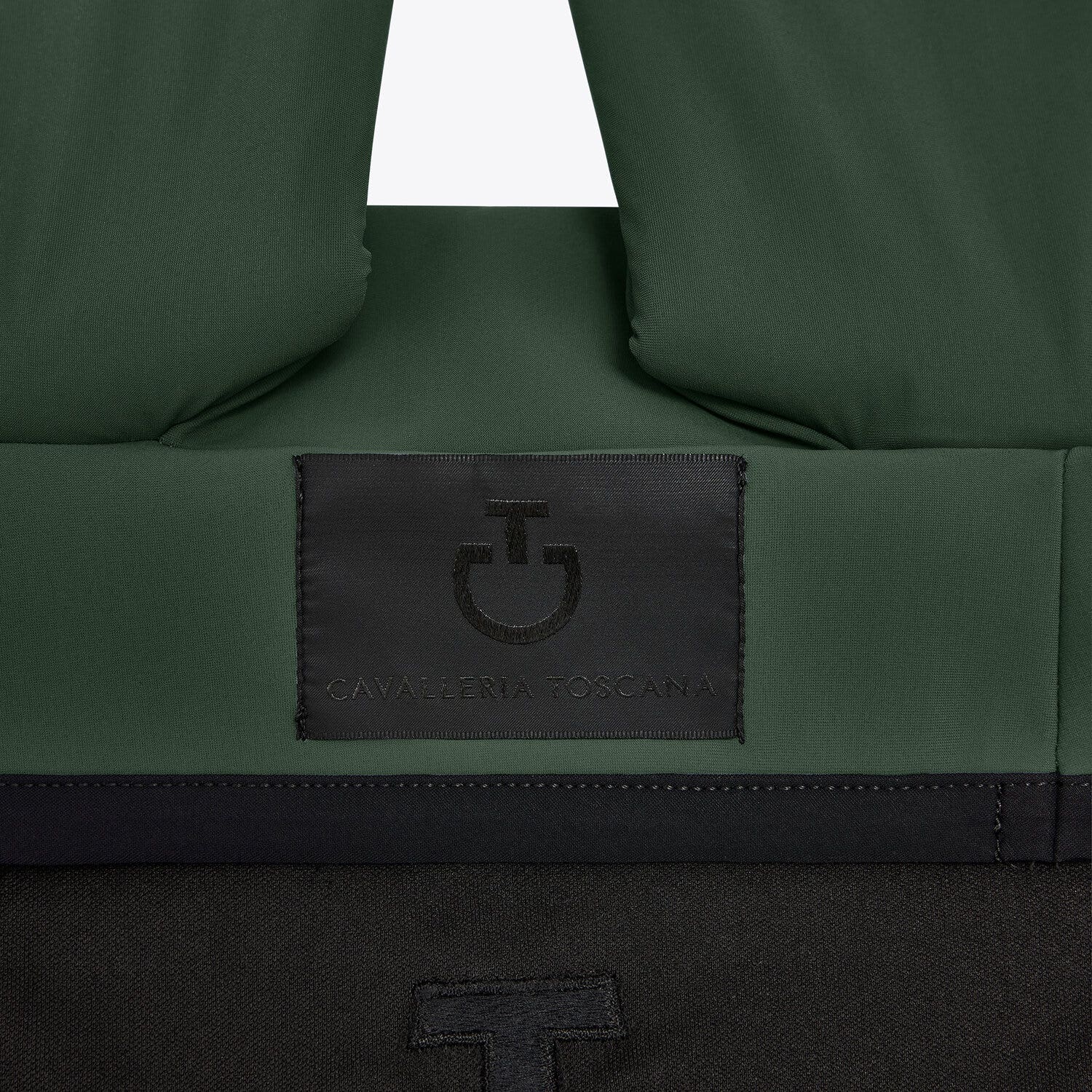 Cavalleria Toscana Cavalleria Toscana Lightweight Jersey Horse Earnet JUNGLEGREEN/BLACK-2