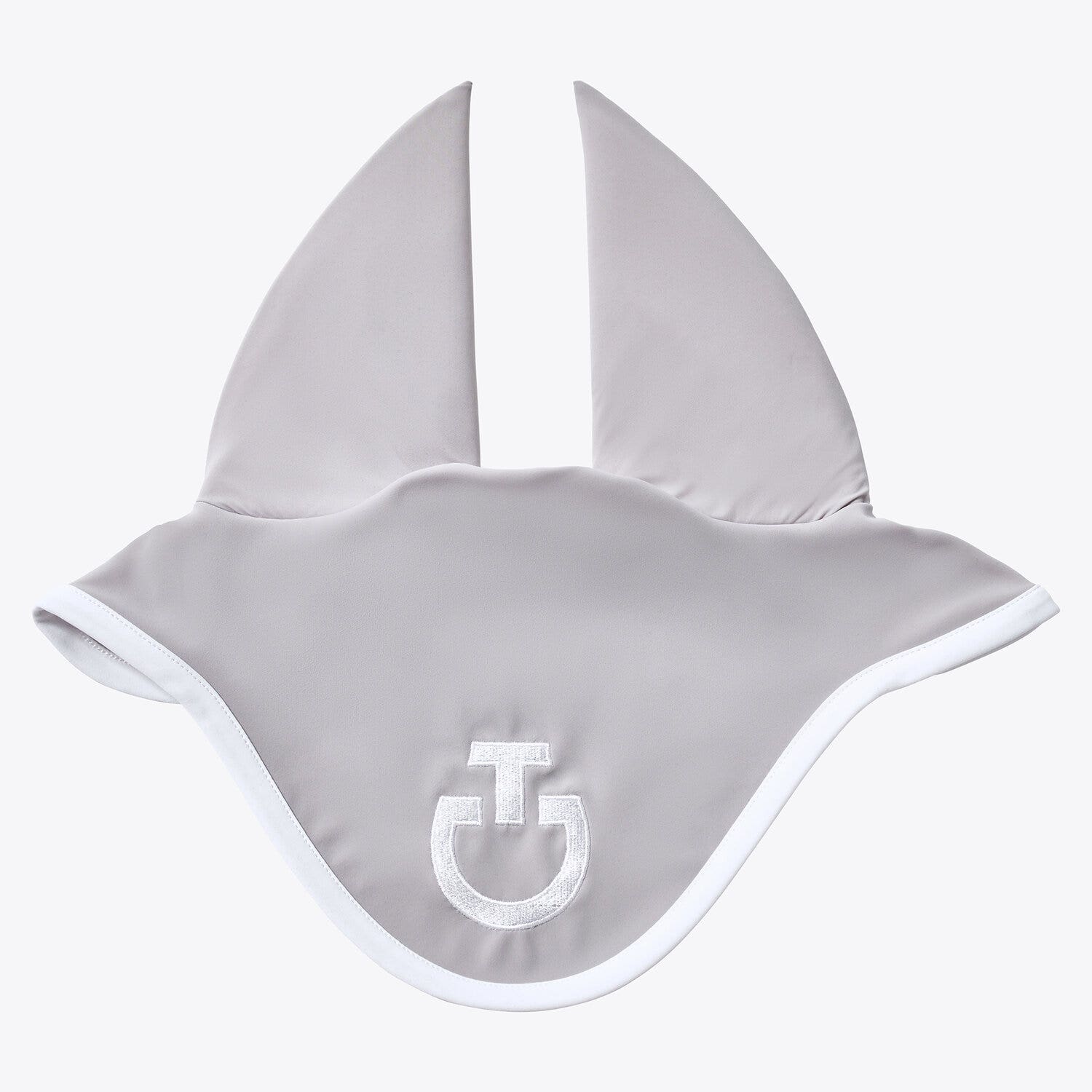 Cavalleria Toscana Jersey horse earnet LIGHT GREY/WHITE-1