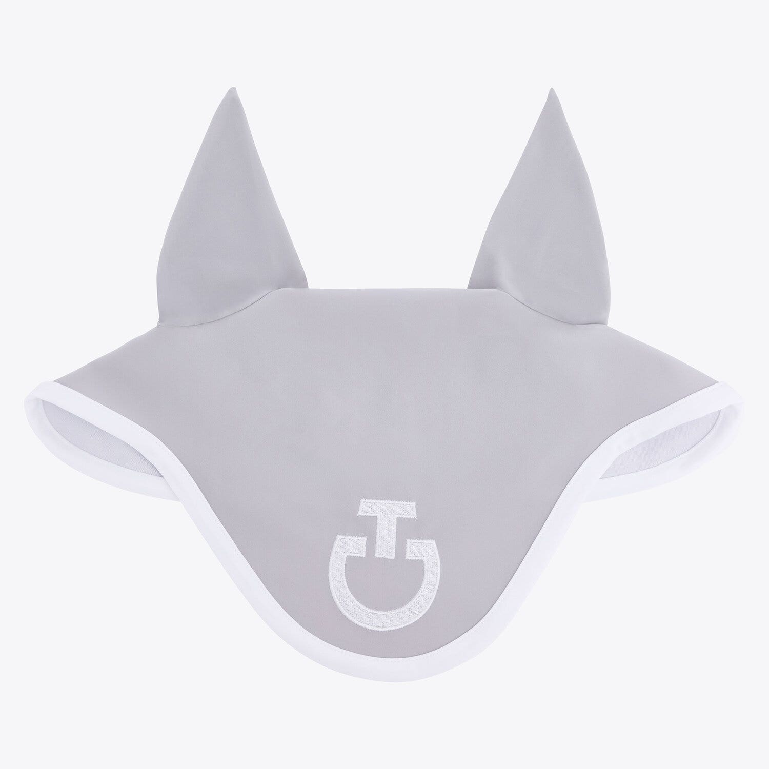 Cavalleria Toscana Jersey horse earnet LIGHT GREY/WHITE-1