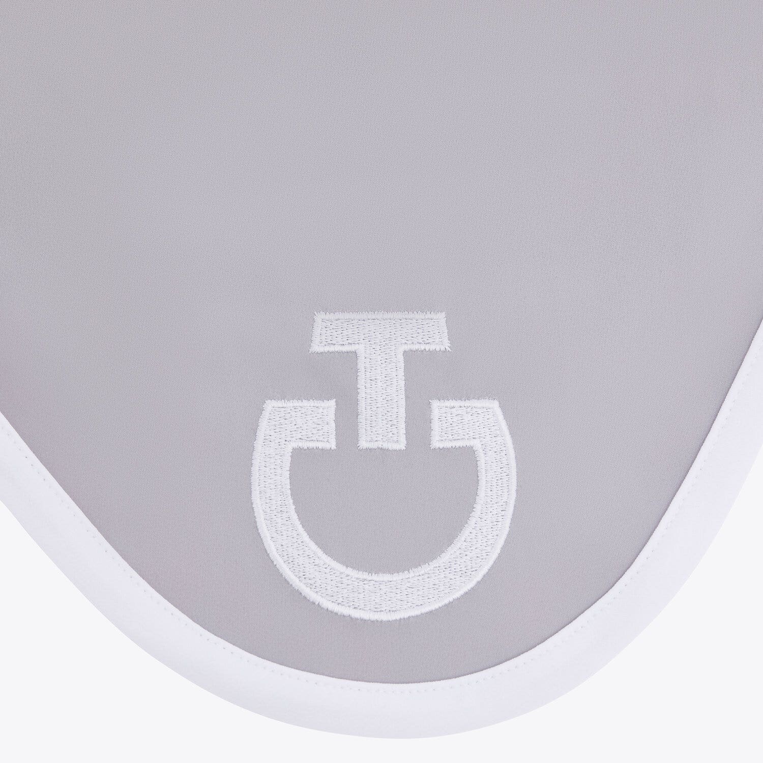 Cavalleria Toscana Jersey horse earnet LIGHT GREY/WHITE-2
