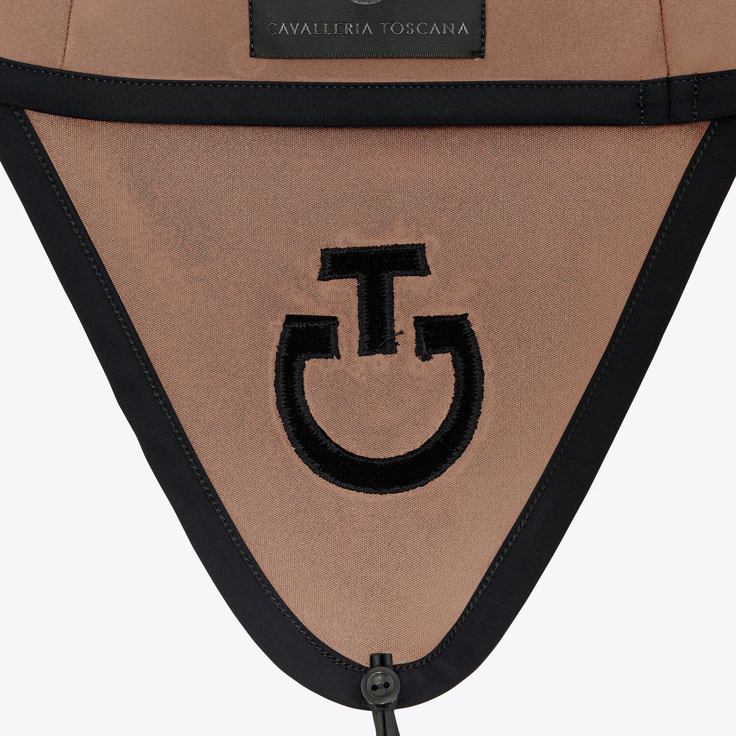 Cavalleria Toscana Lightweight jersey attachable earnet BISCUIT/BLACK-2