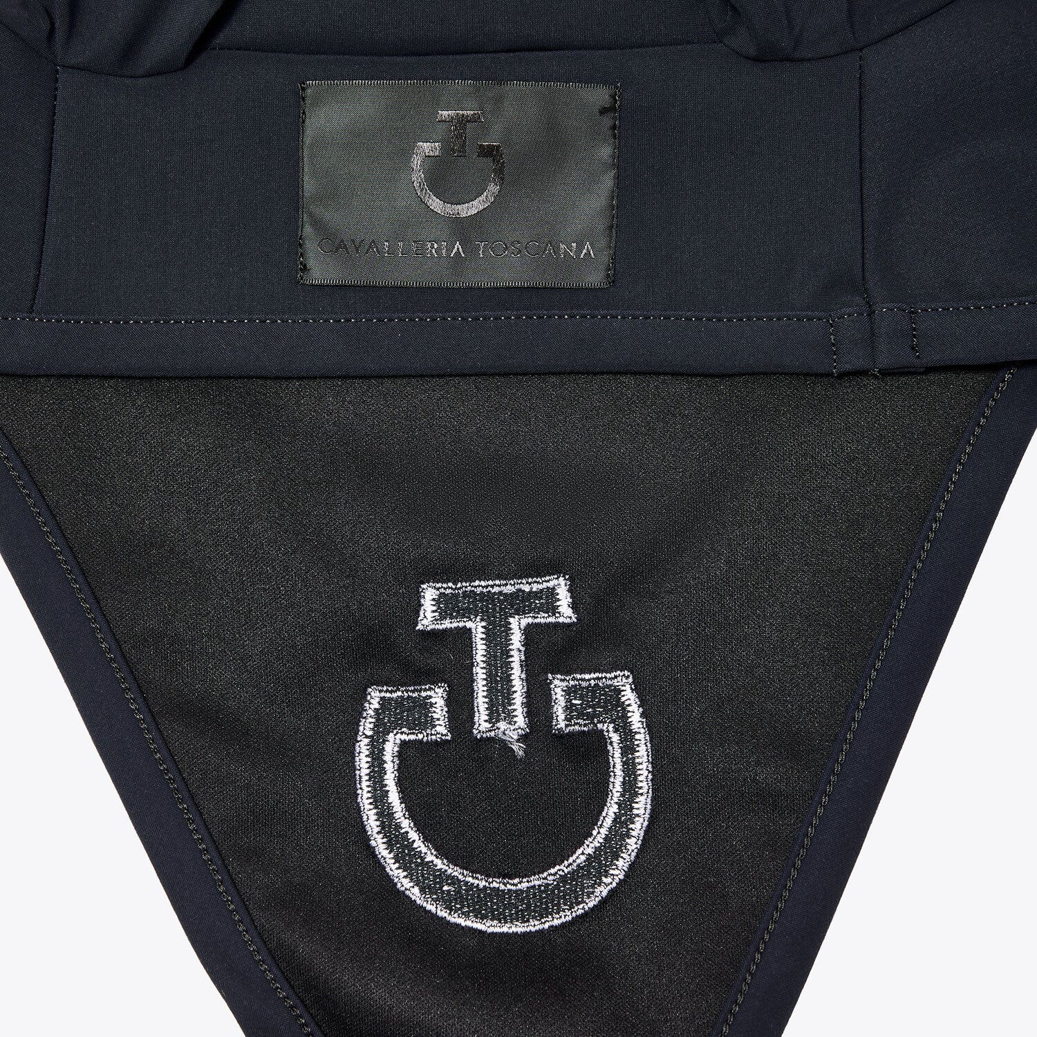 Cavalleria Toscana Lightweight jersey attachable earnet DARK BLUE/DARK BLUE-3