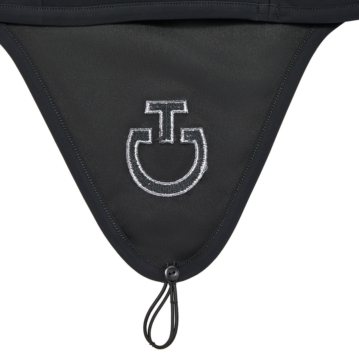 Cavalleria Toscana Cavalleria Toscana Lightweight Jersey Soundless Long Horse Earnet BLACK-3