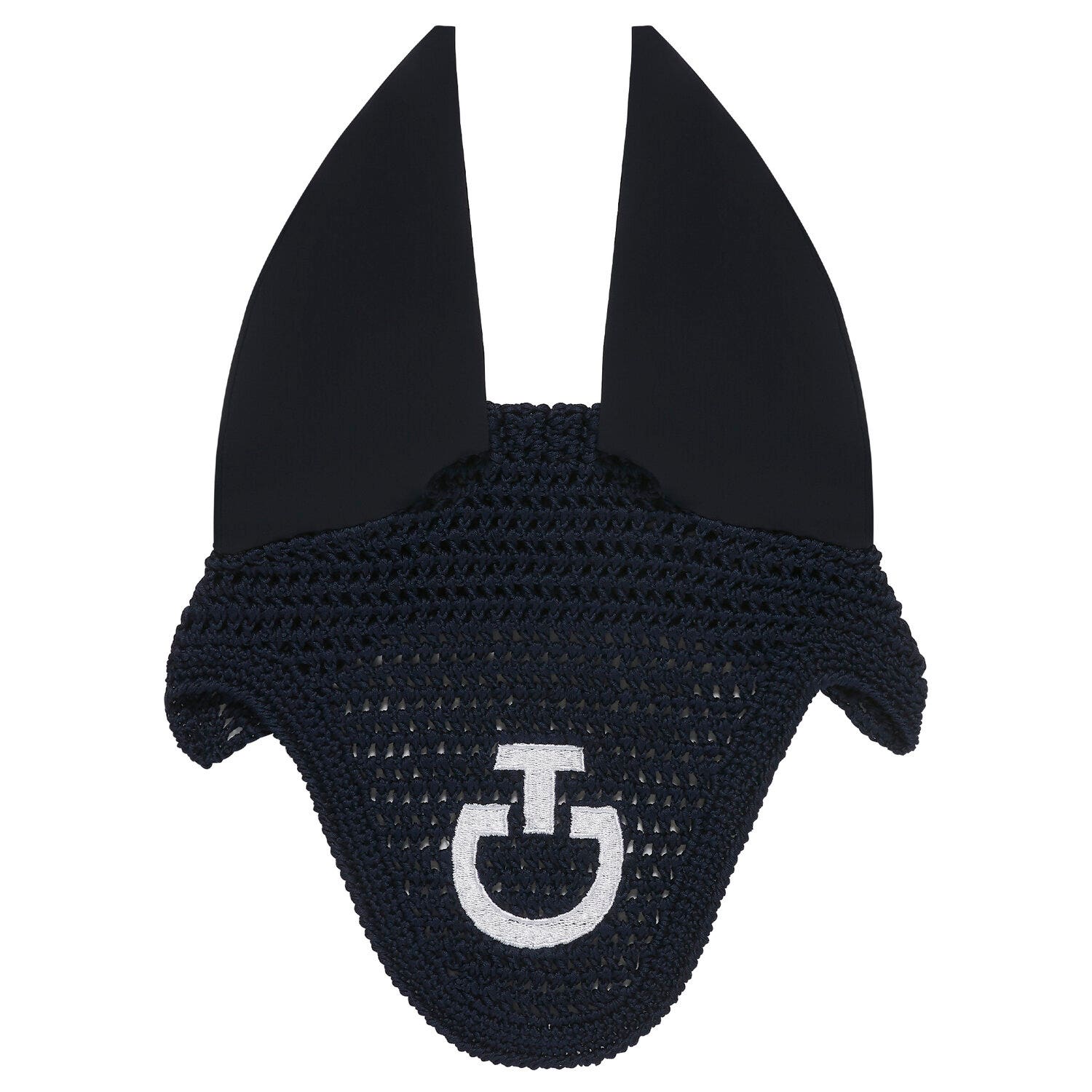 Cavalleria Toscana Crochet horse earnet DARK BLUE/DARK BLUE-1