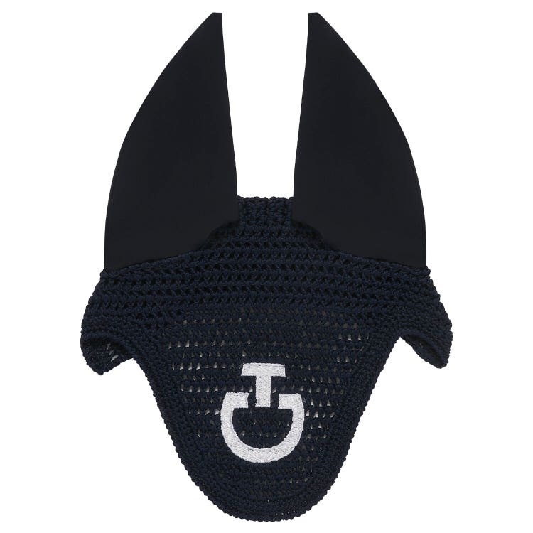 Cavalleria Toscana Crochet horse earnet DARK BLUE/DARK BLUE-1