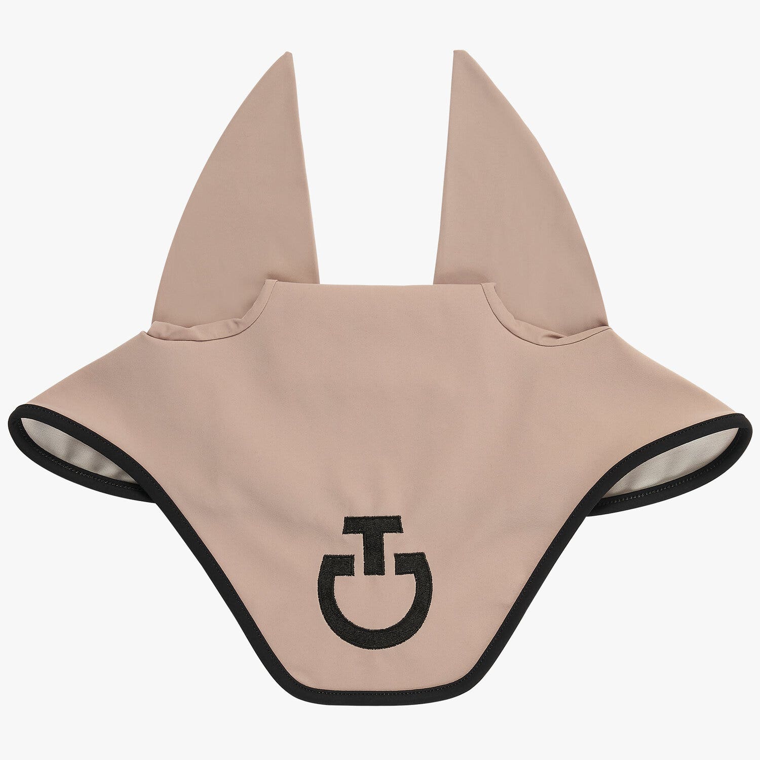 Cavalleria Toscana Lightweight jersey ear bonnet CIPRIA/BLACK-1