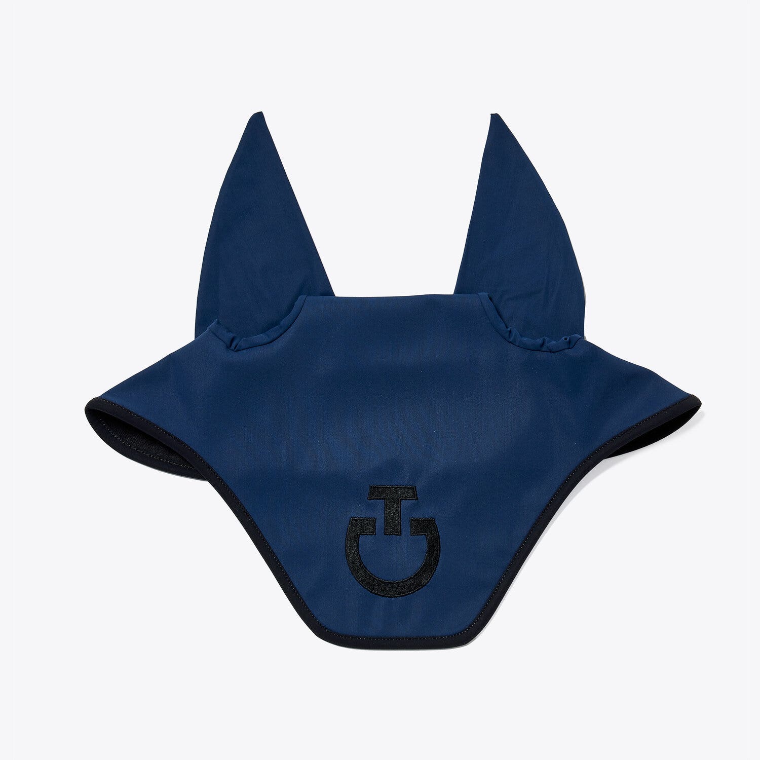 Cavalleria Toscana Lightweight jersey ear bonnet OCEAN BLUE-1