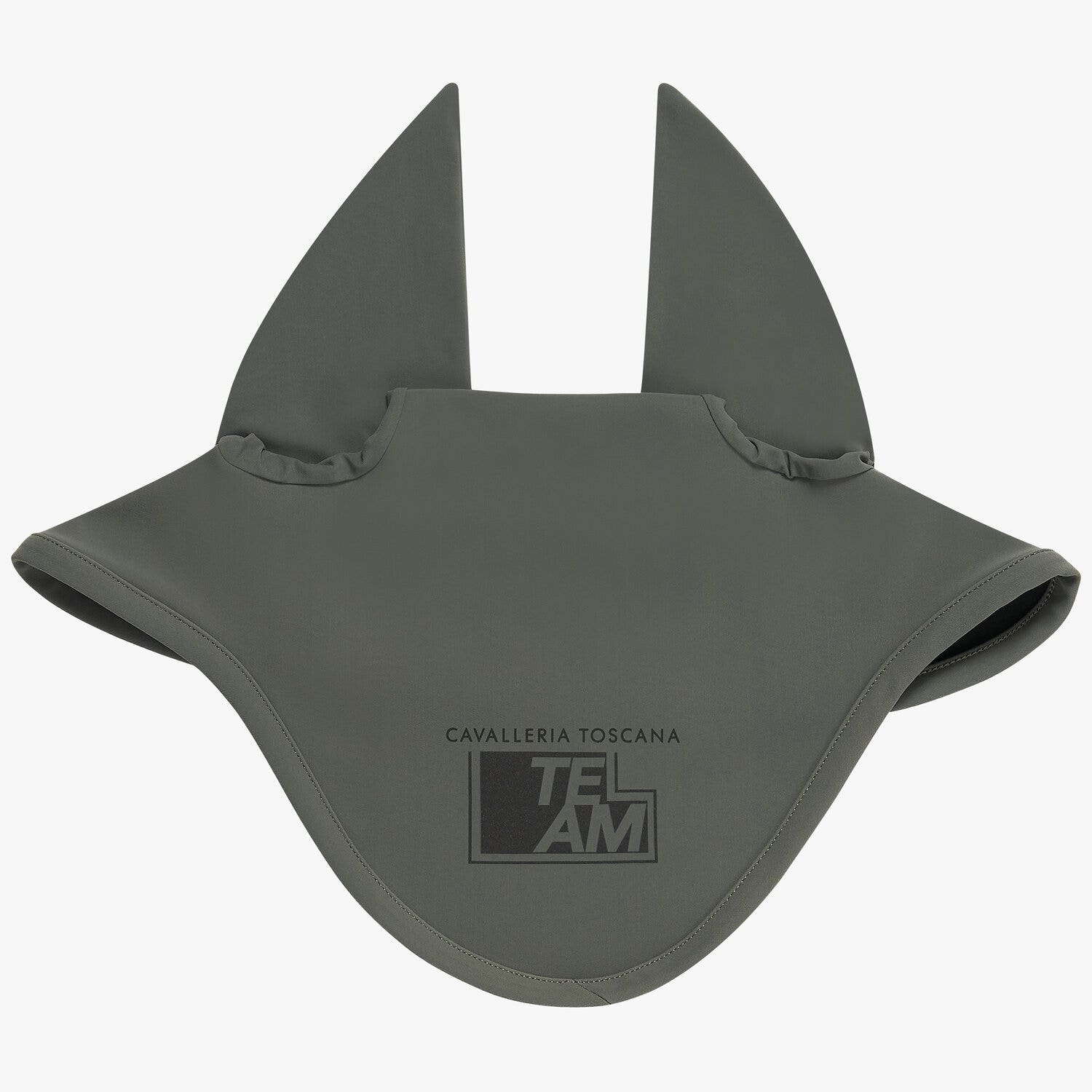 Cavalleria Toscana Lightweight jersey ear bonnet FOLIAGE GREEN-1