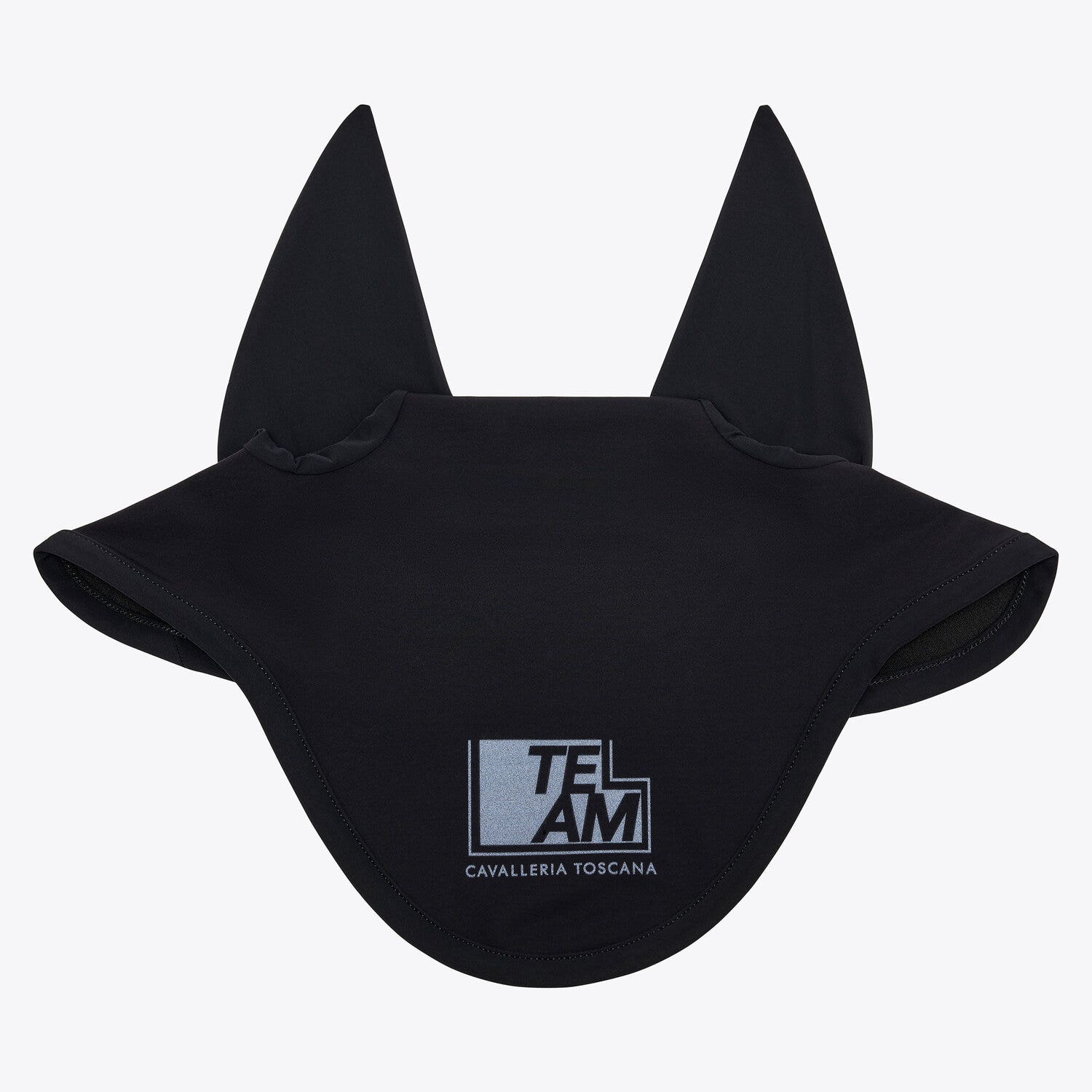 Cavalleria Toscana Lightweight jersey ear bonnet BLACK-1