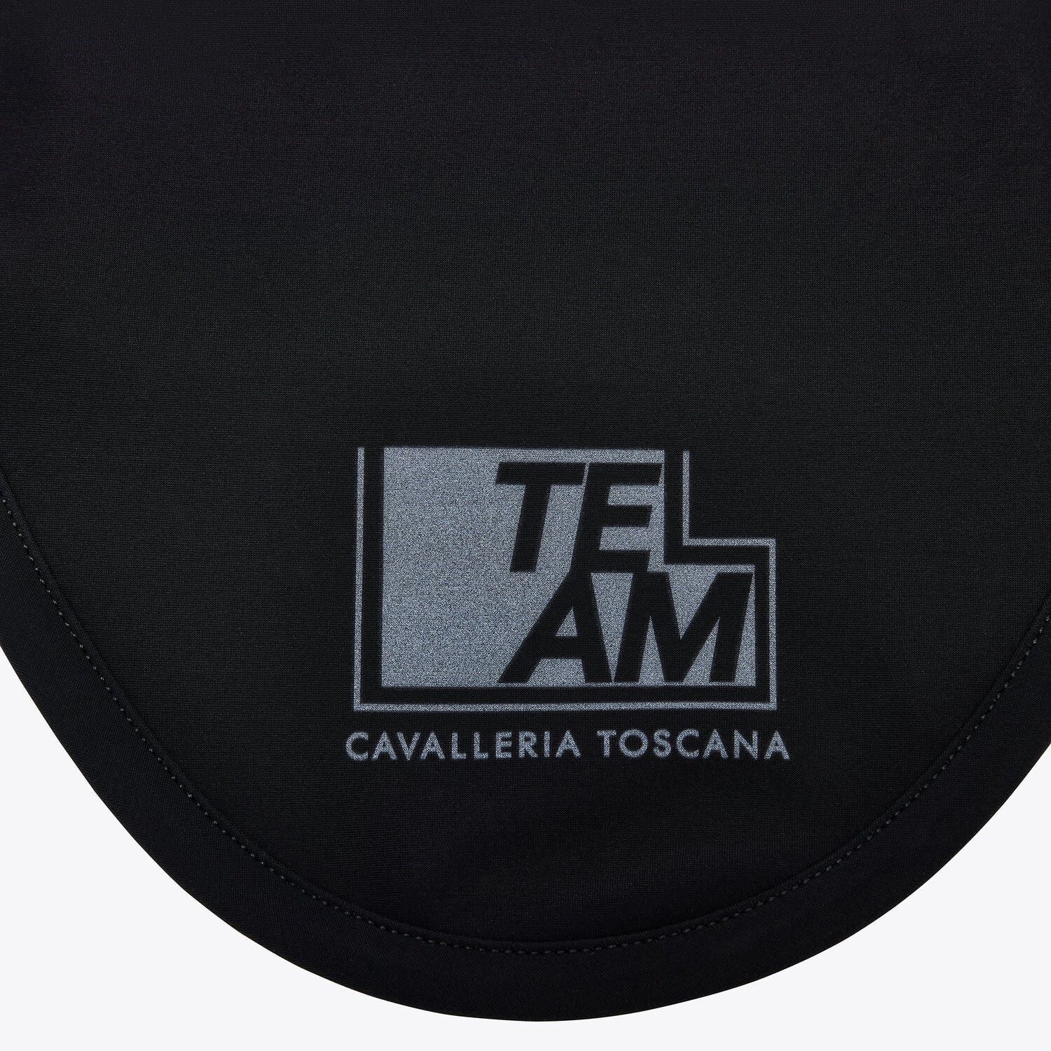 Cavalleria Toscana Lightweight jersey ear bonnet BLACK-2