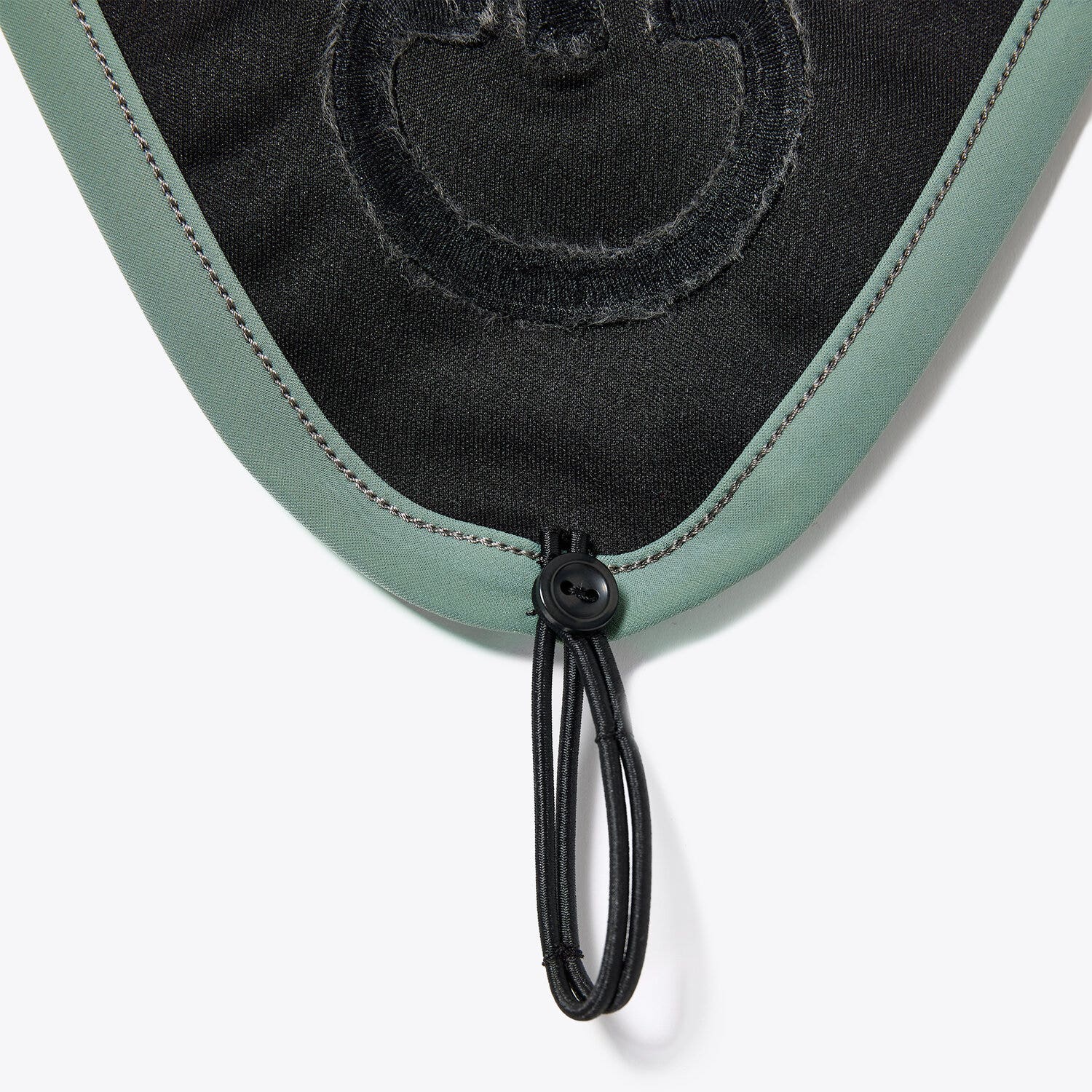 Cavalleria Toscana Long Lightweight jersey ear bonnet EMERALD GREY-2