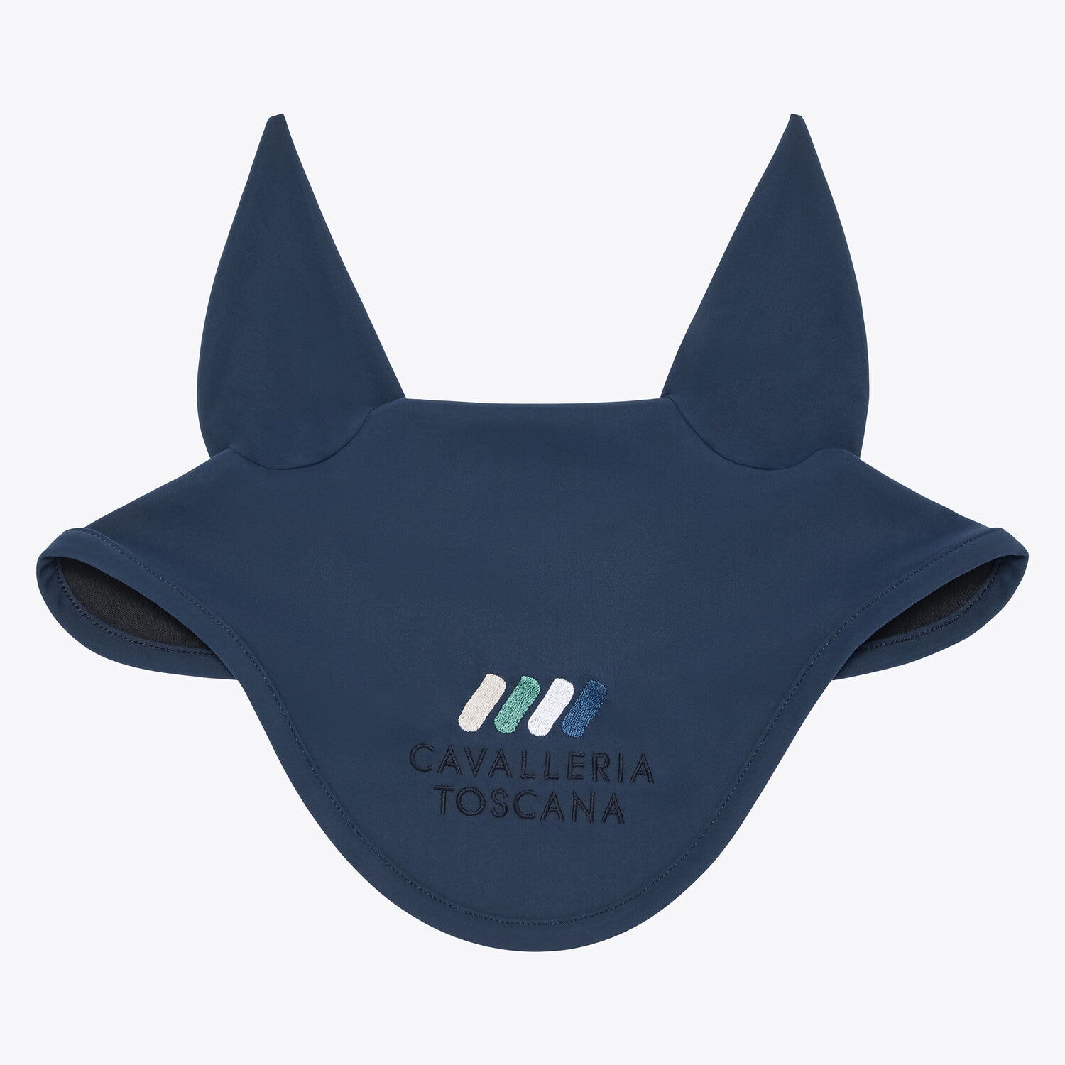 Cavalleria Toscana Lightweight jersey ear bonnet OCEAN BLUE-1