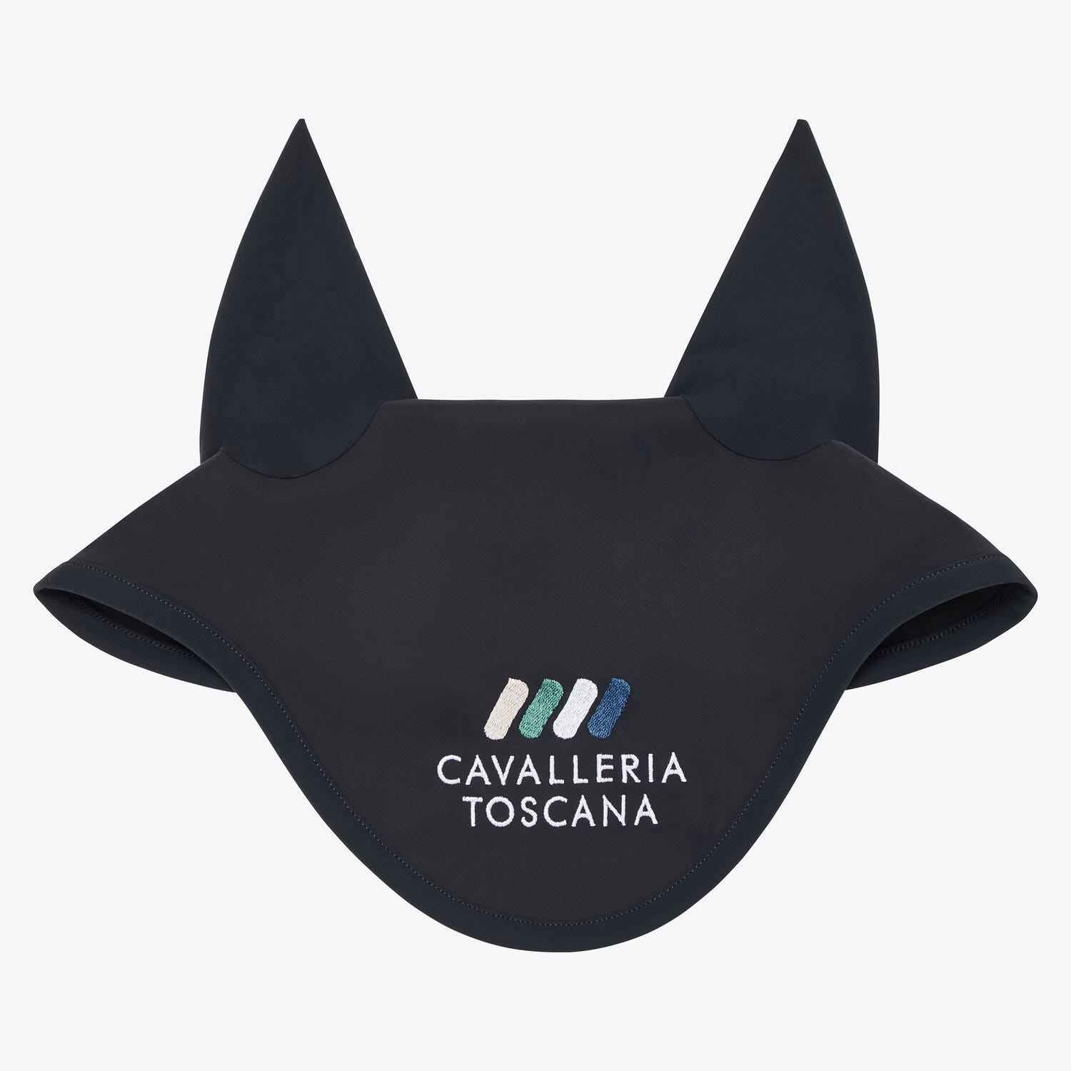 Cavalleria Toscana Lightweight jersey ear bonnet BLACK-1